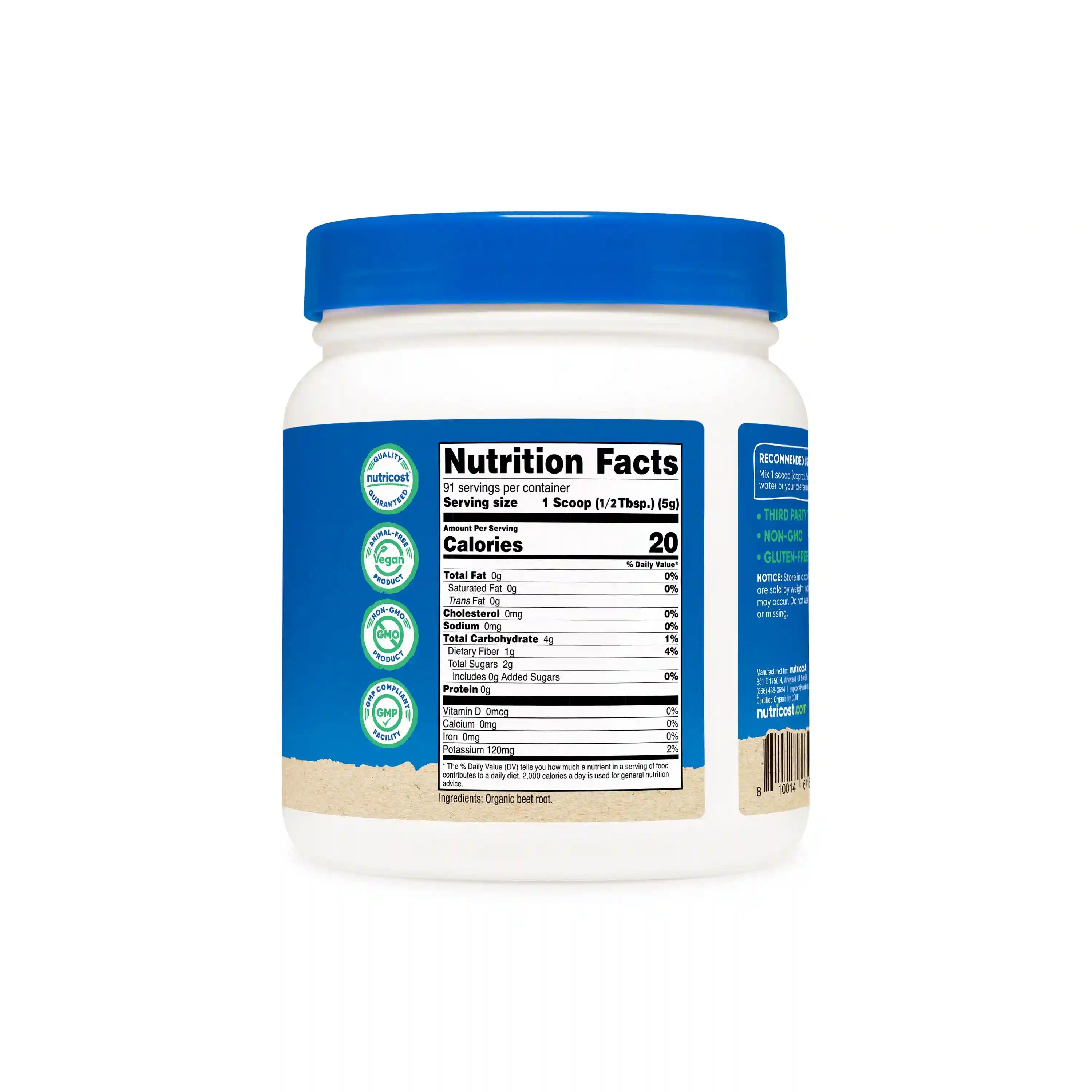 Nutricost Organic Beet Root Powder Secondary image