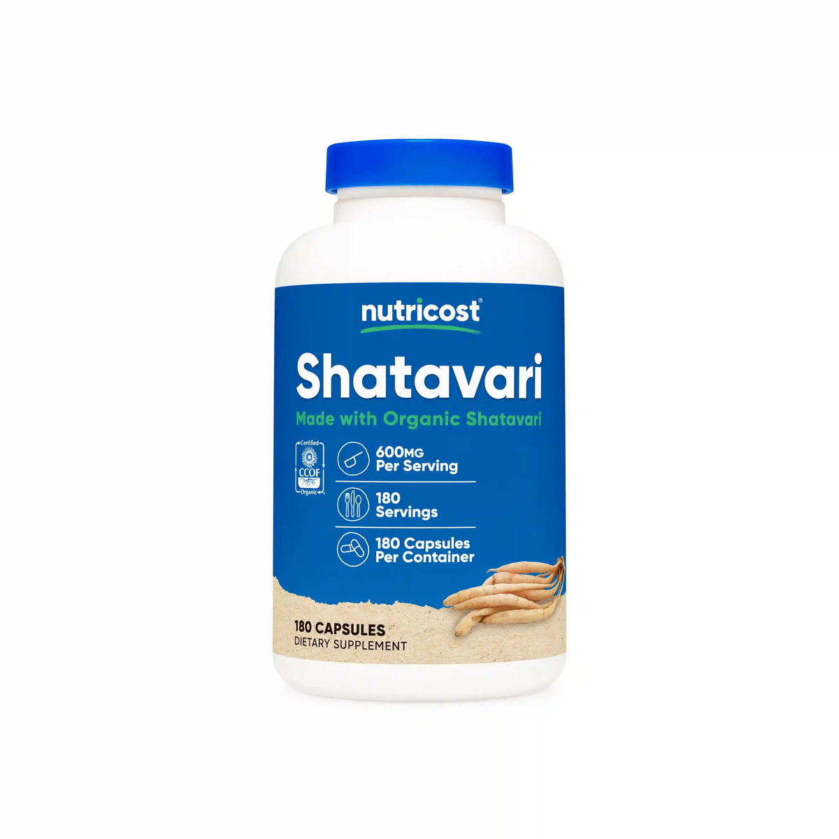 Nutricost Made With Organic Shatavari Capsules Main image