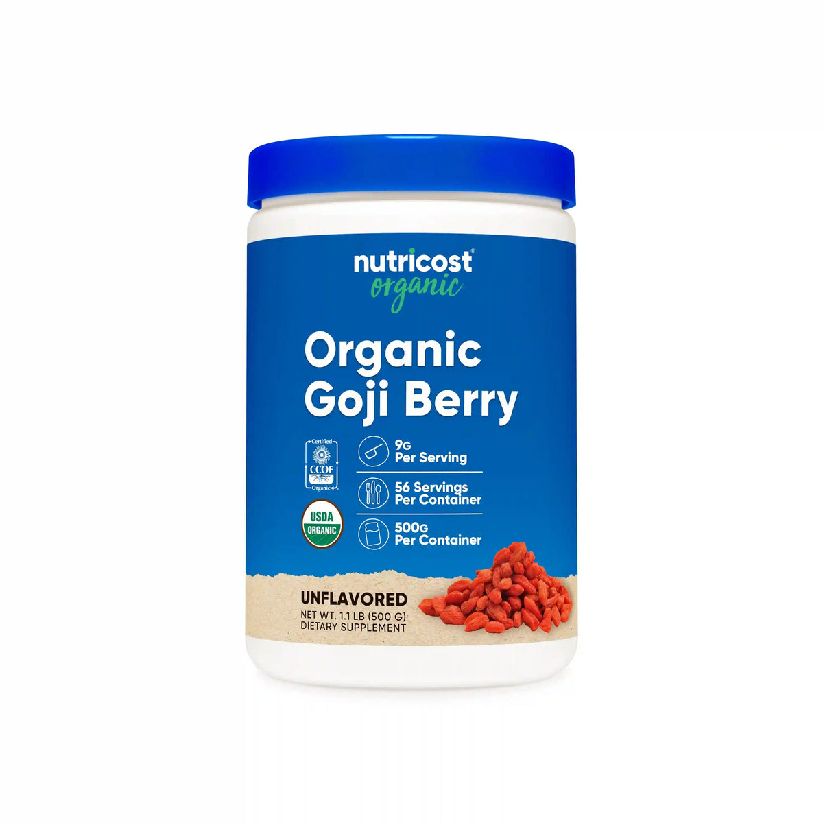 Nutricost Organic Goji Berry Powder Main image