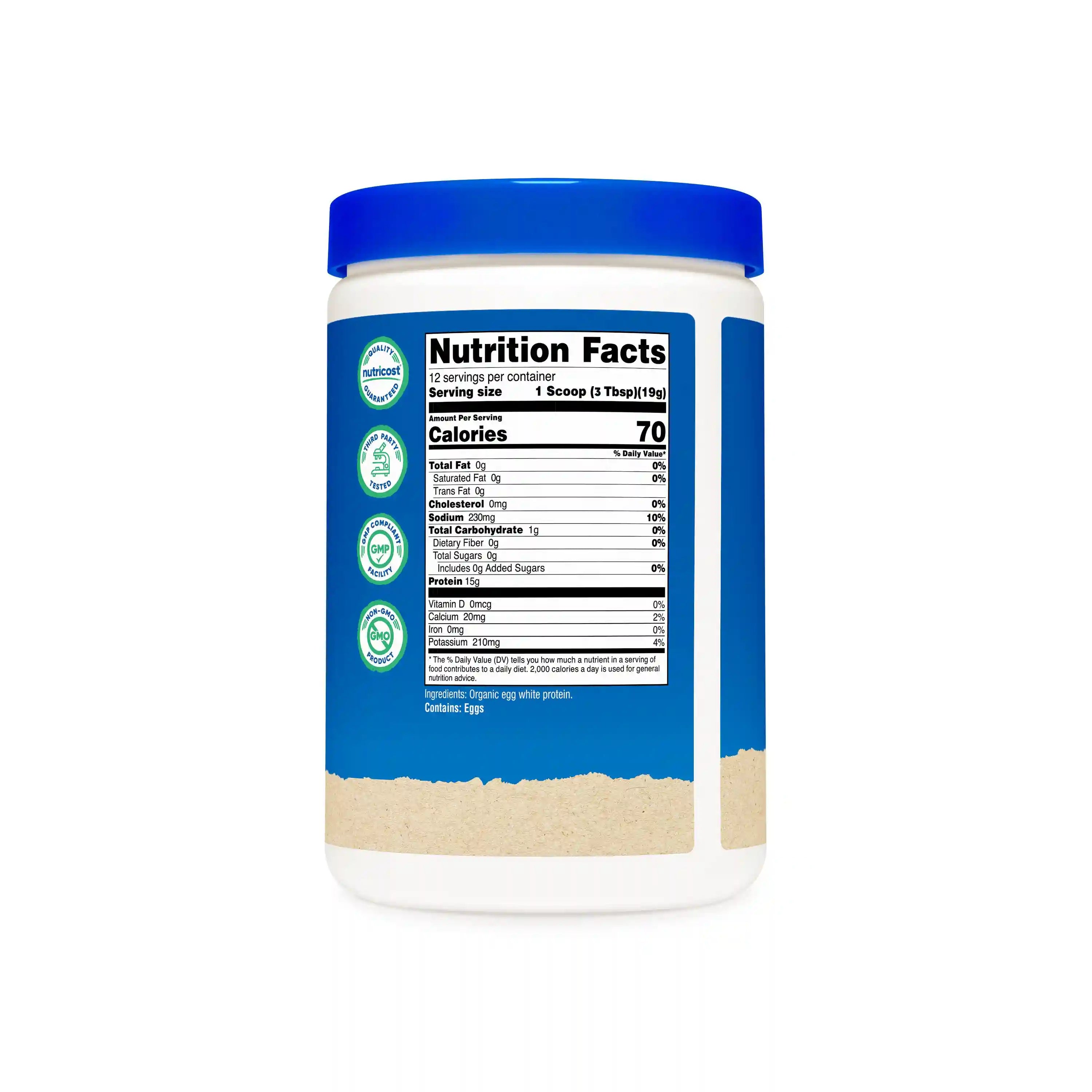 Nutricost Organic Egg White Protein Secondary image