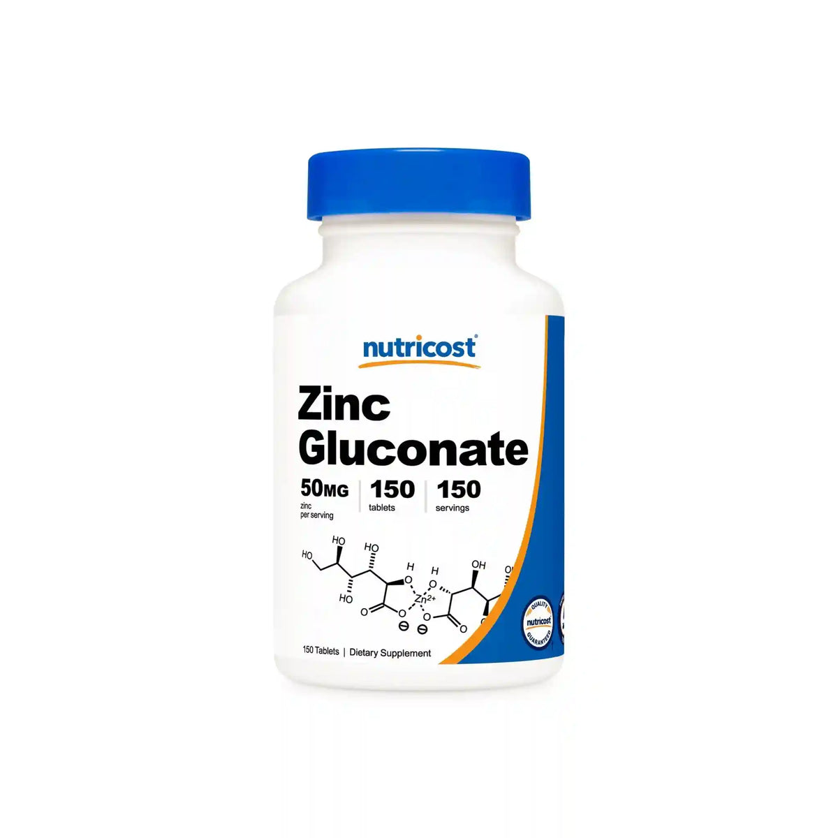 Nutricost Zinc Gluconate Tablets Main image