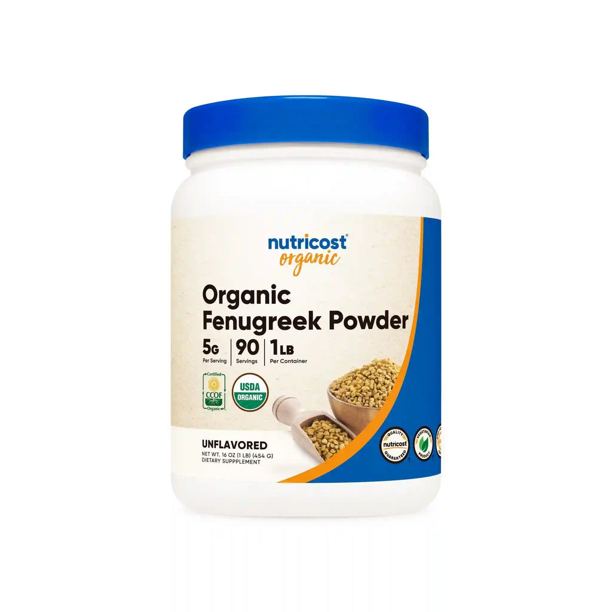 Nutricost Organic Fenugreek Powder (1 LB) Main image
