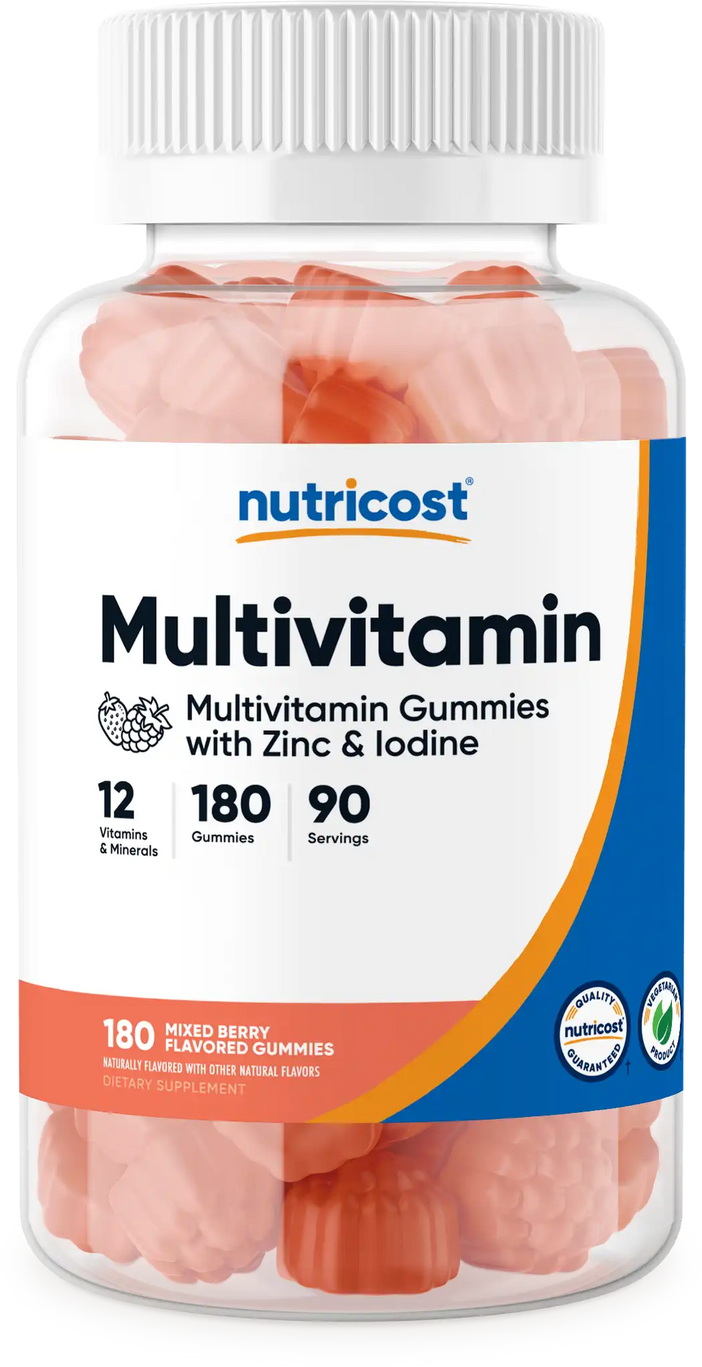 Nutricost Multivitamin (Berry) (180 Gummies)