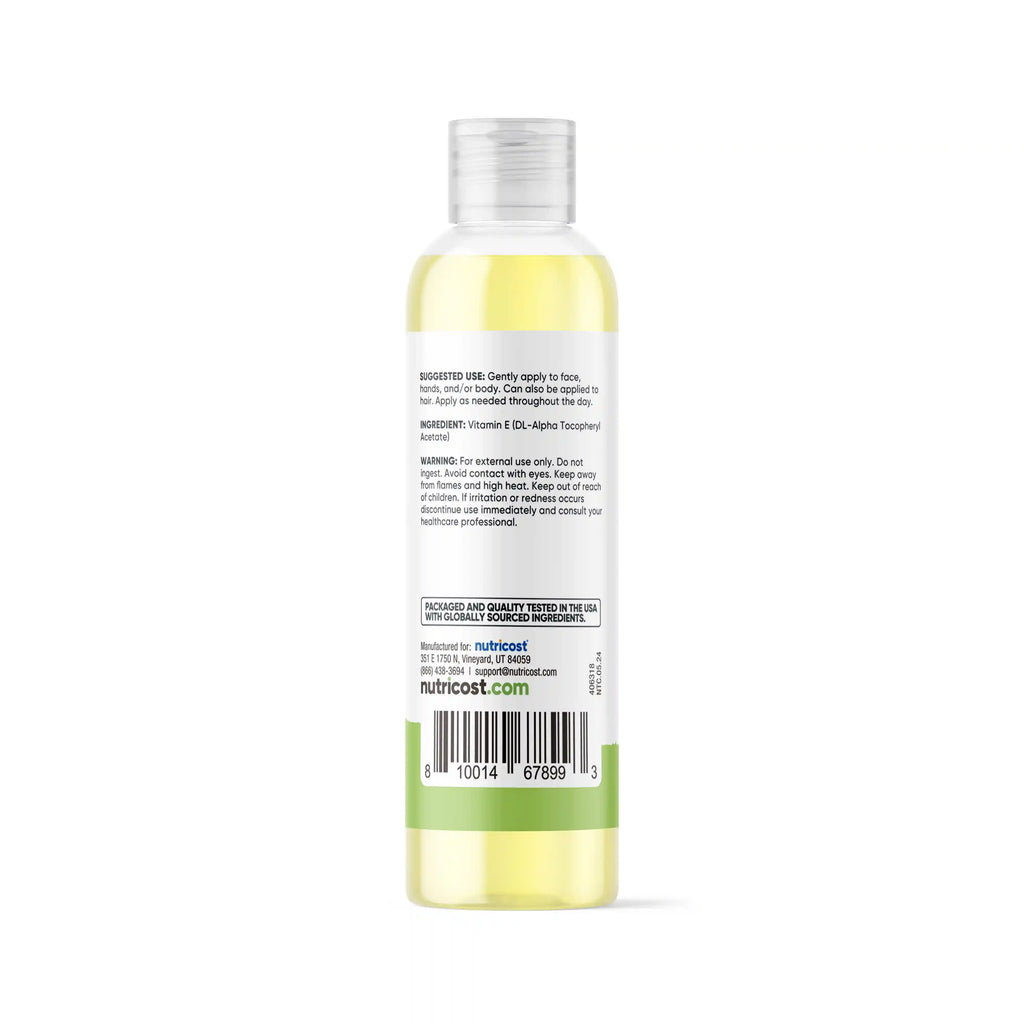 Nutricost Essentials Vitamin E Oil (8 OZ)