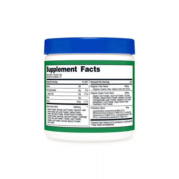 Nutricost Organic Super Greens Powder - 10 Servings