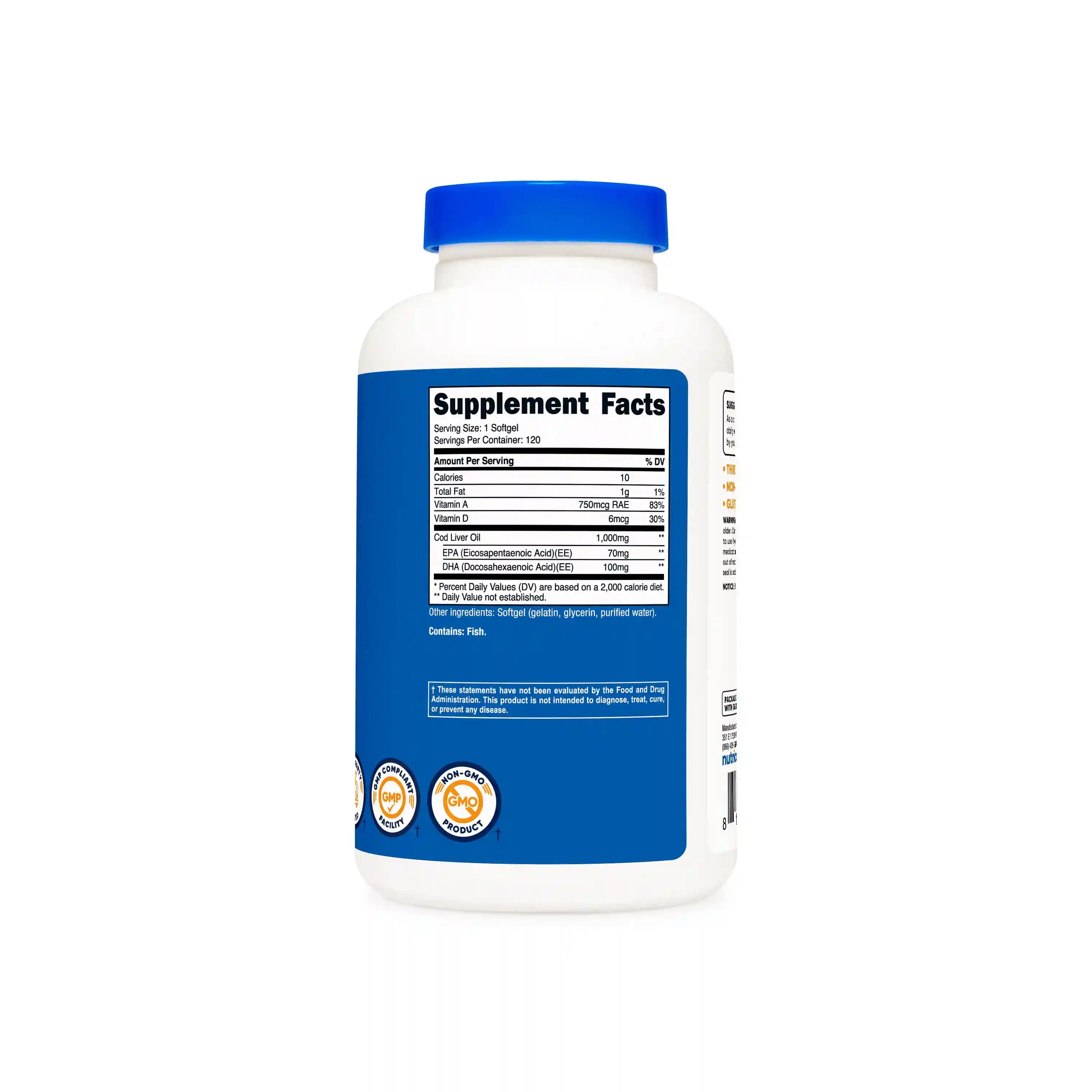 Nutricost Cod Liver Oil Secondary image