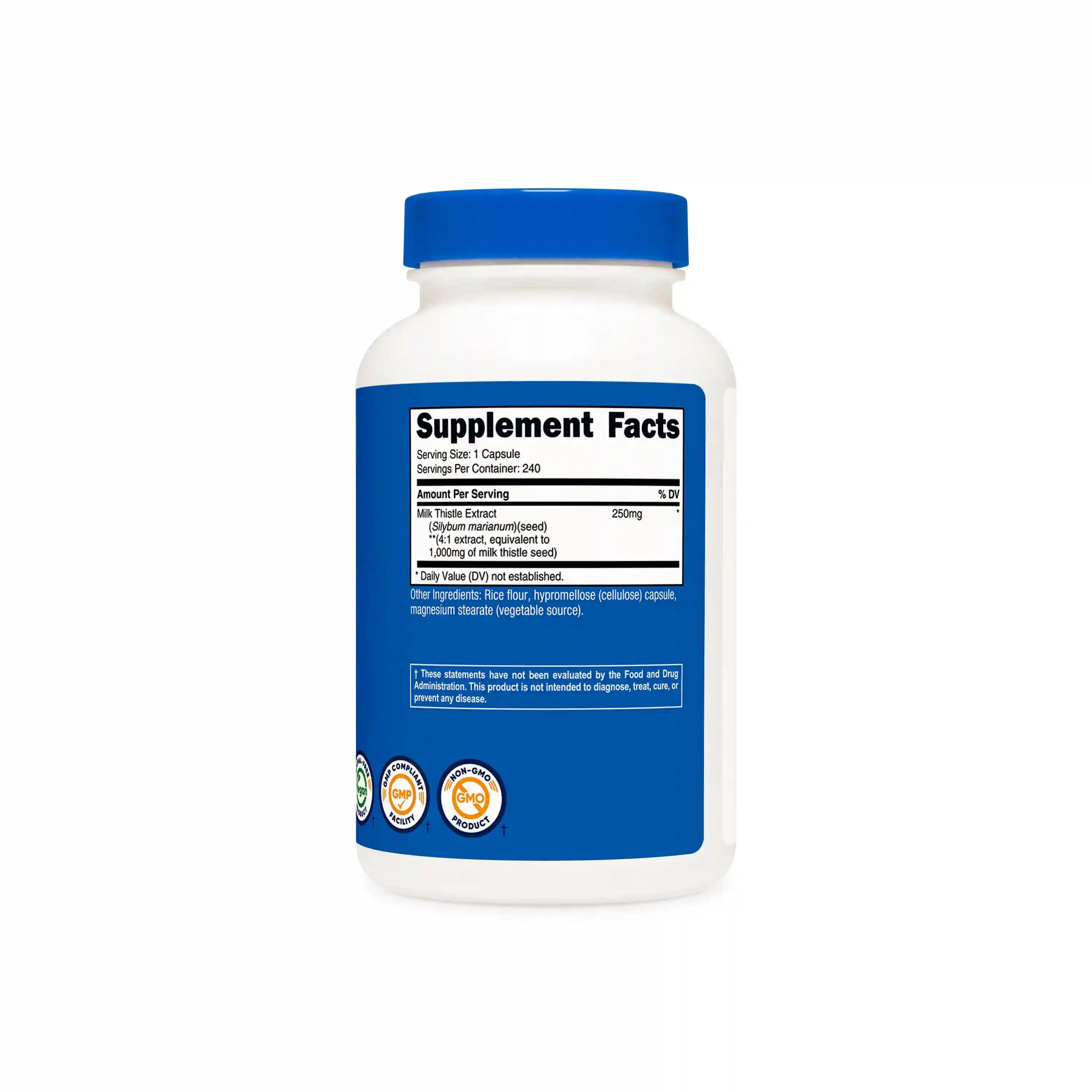 Nutricost Milk Thistle Capsules Secondary image