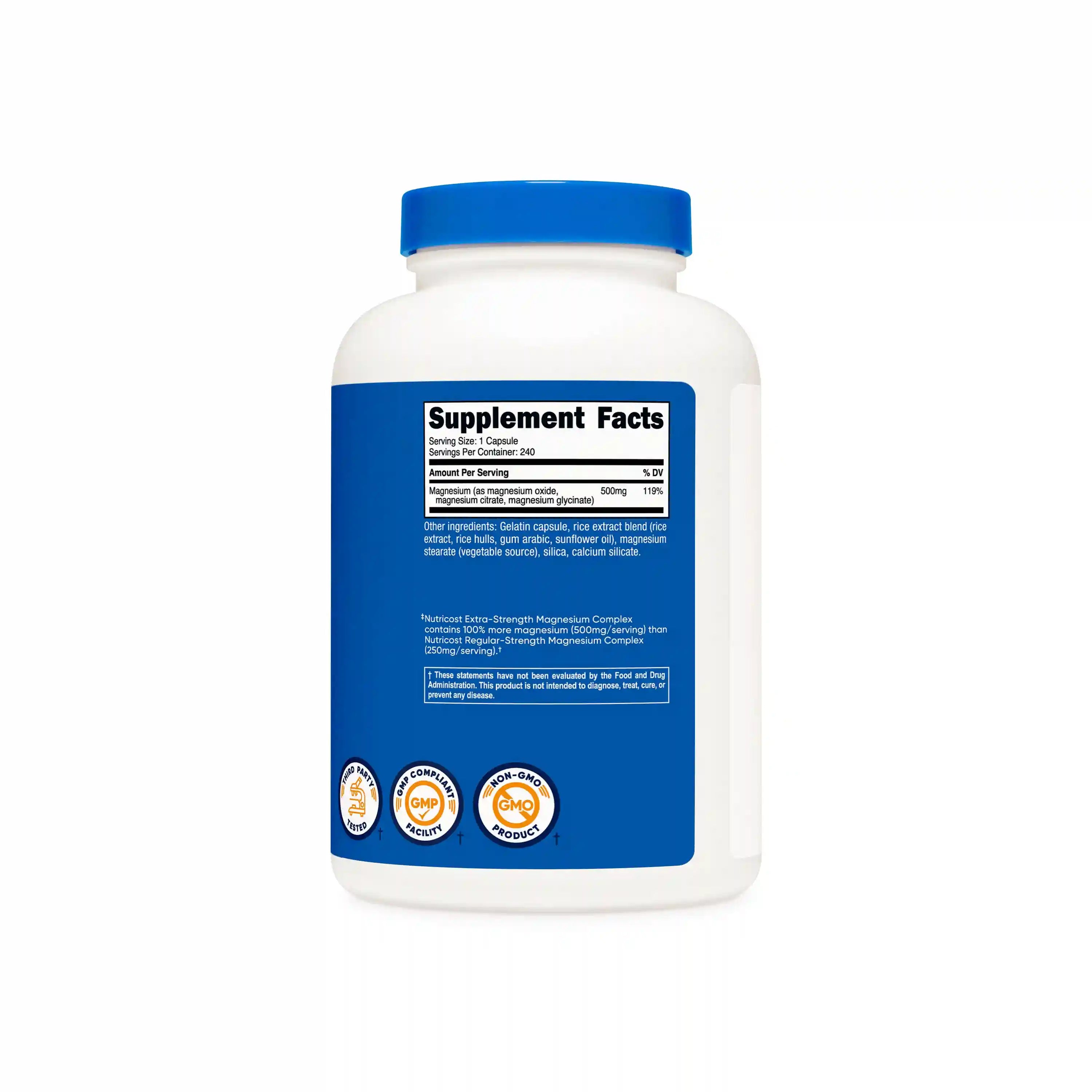 Nutricost Magnesium Complex Extra Strength Secondary image