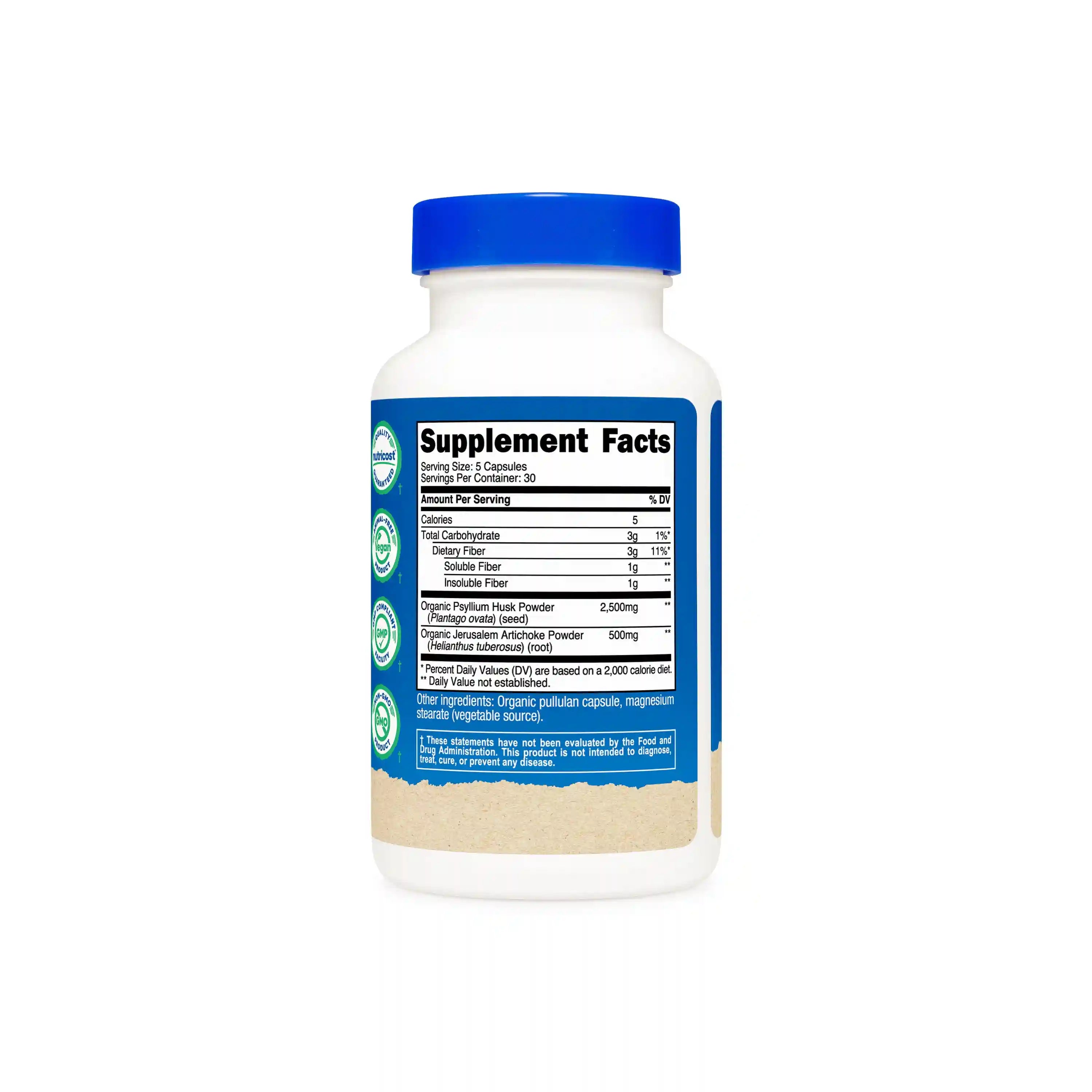 Nutricost Organic Fiber Capsules Secondary image