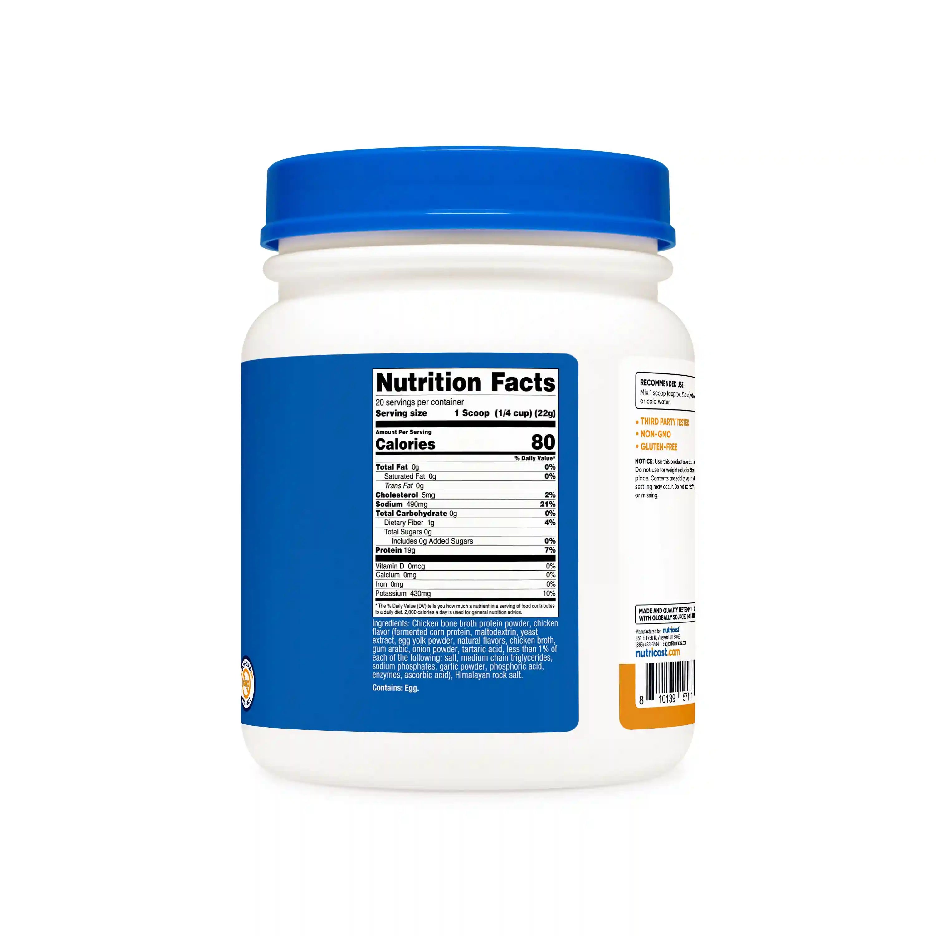 Nutricost Chicken Bone Broth Protein Secondary image
