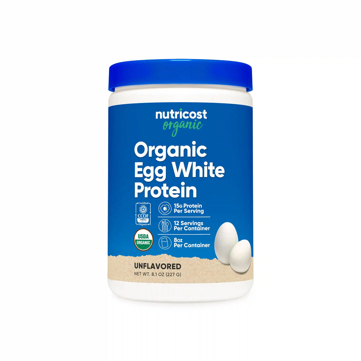 Nutricost Organic Egg White Protein Main image
