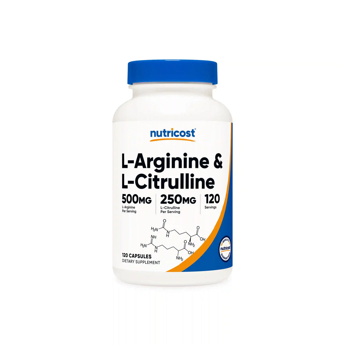 Nutricost L-Arginine L-Citrulline Complex Capsules Main image
