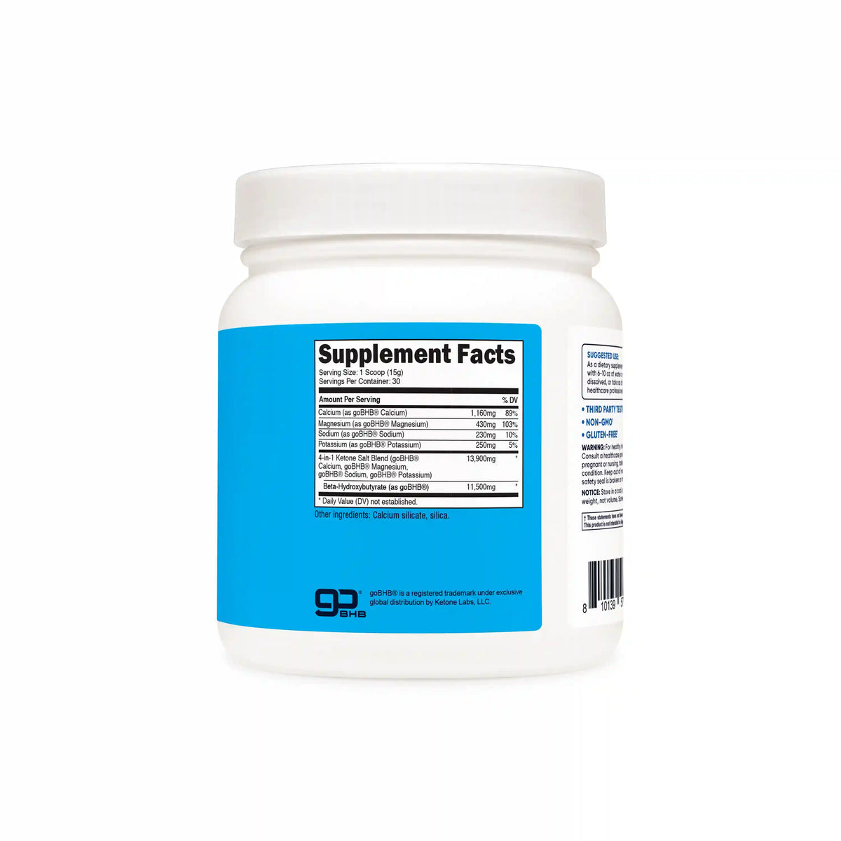 Nutricost Ketone BHB Salt 4-in-1 Powder