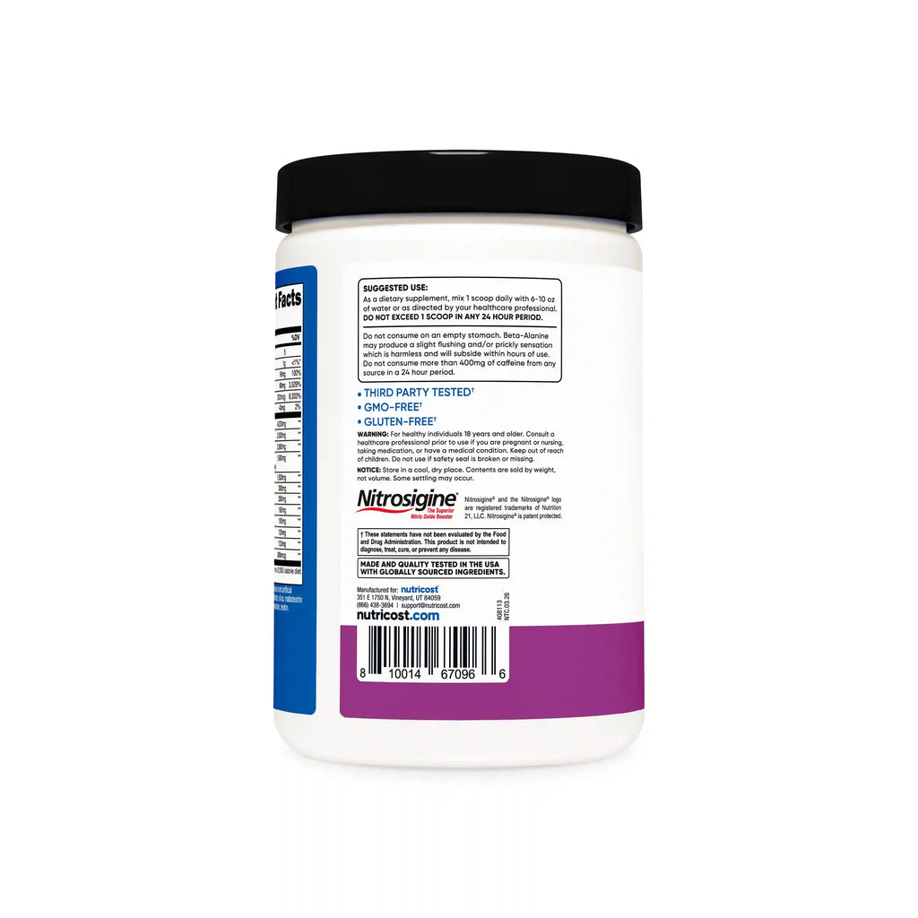 Nutricost Pre-X Workout Complex Powder