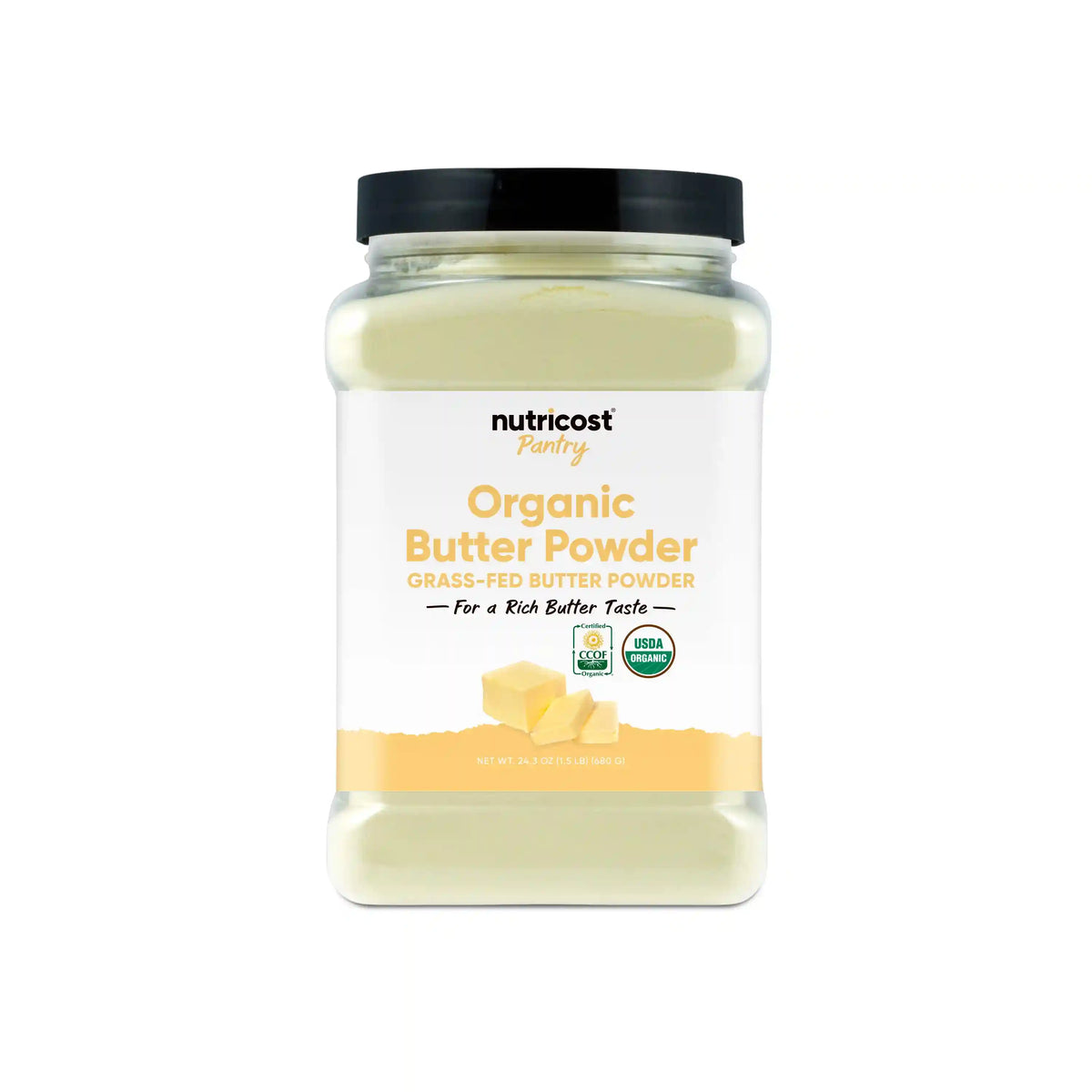 Nutricost Pantry Organic GF Butter Powder Main image
