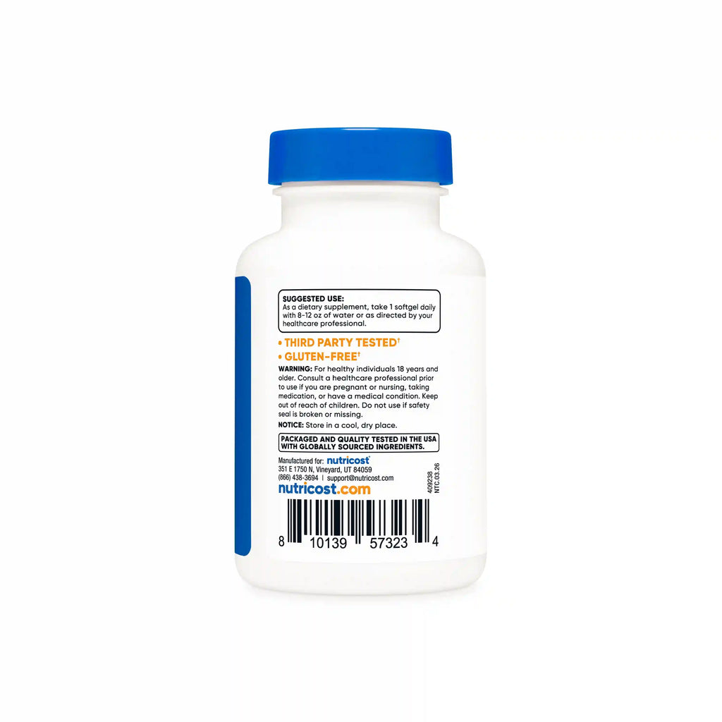 Nutricost Vitamin D3 Softgels