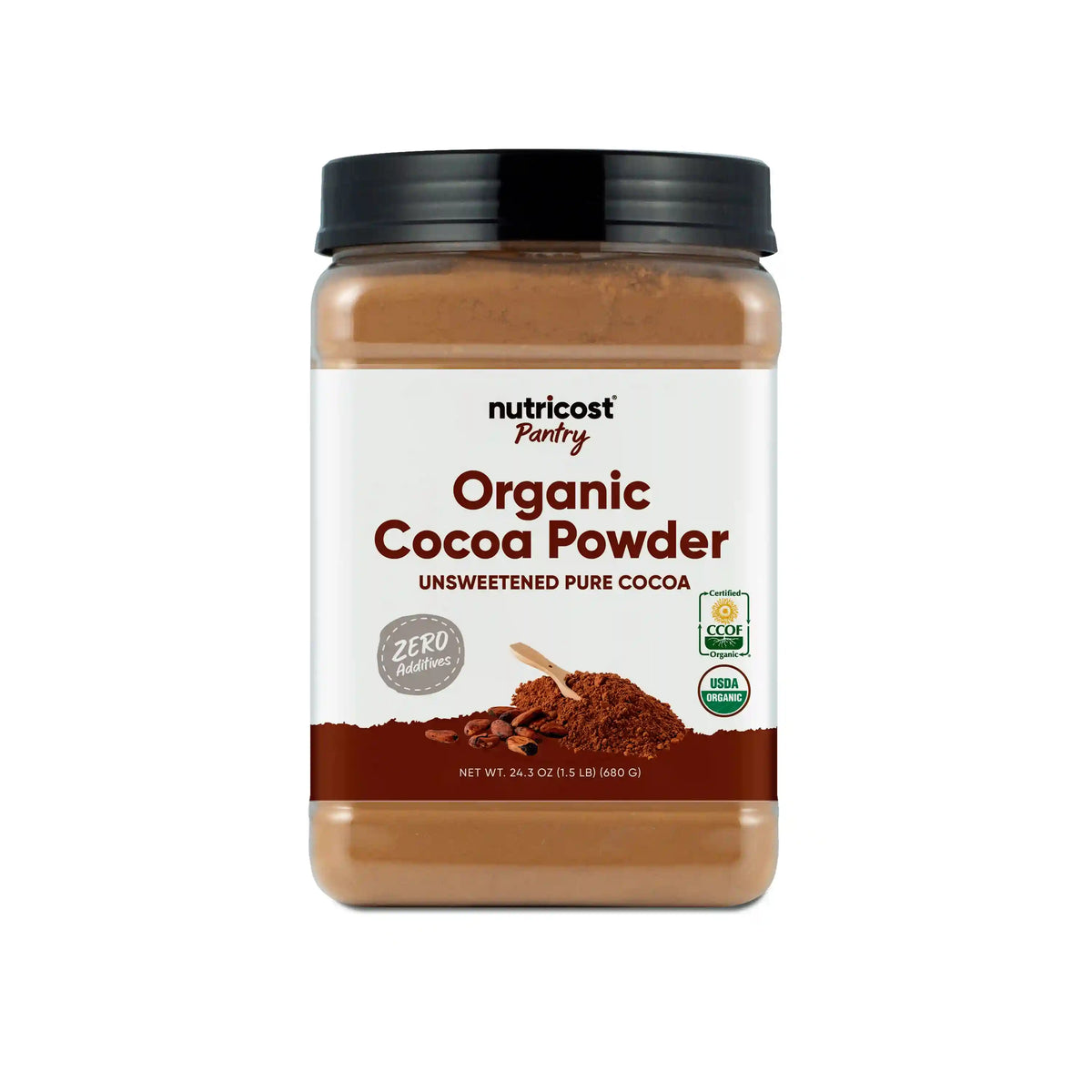 Nutricost Pantry Organic Cocoa Powder Main image