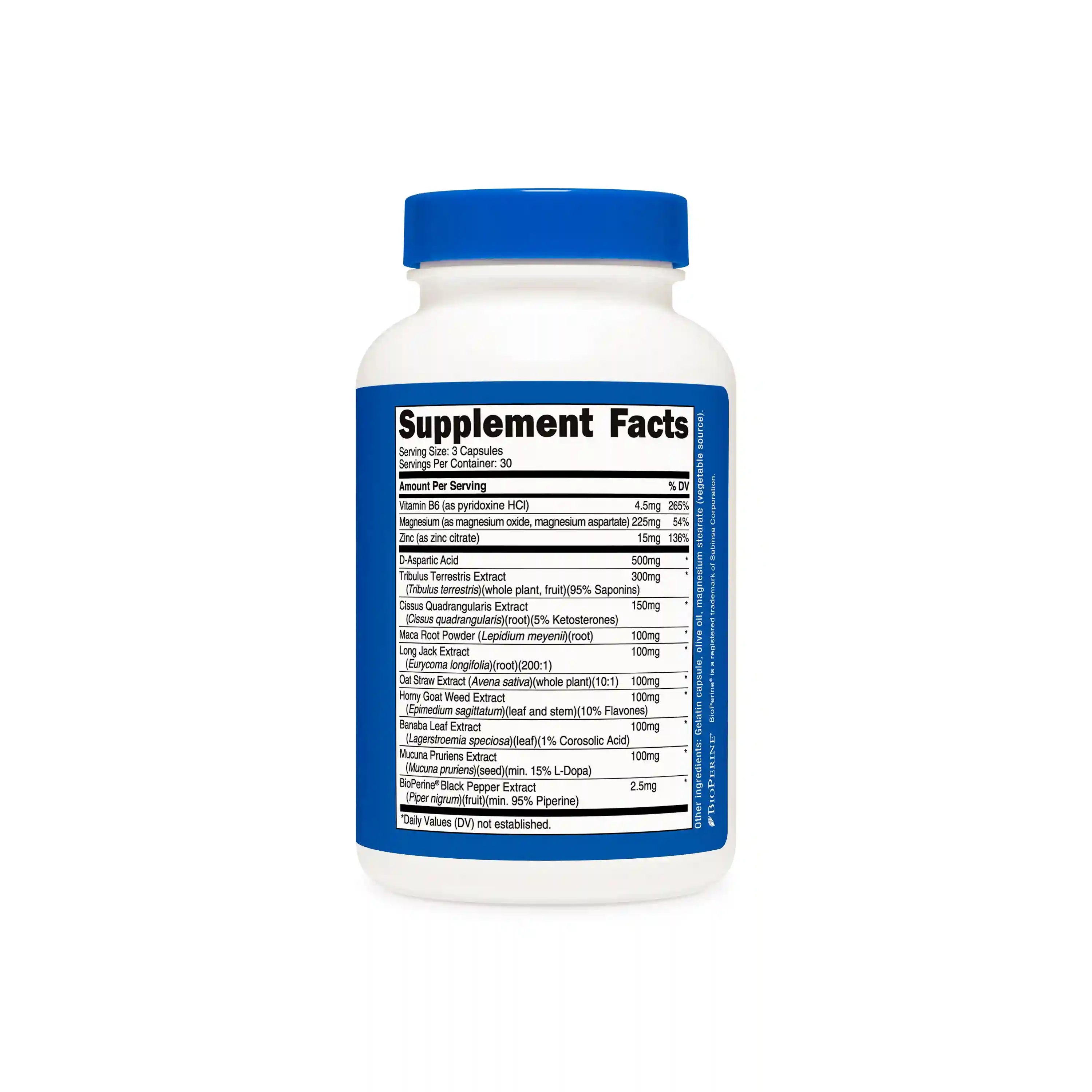 Nutricost Testosterone Complex Capsules Secondary image
