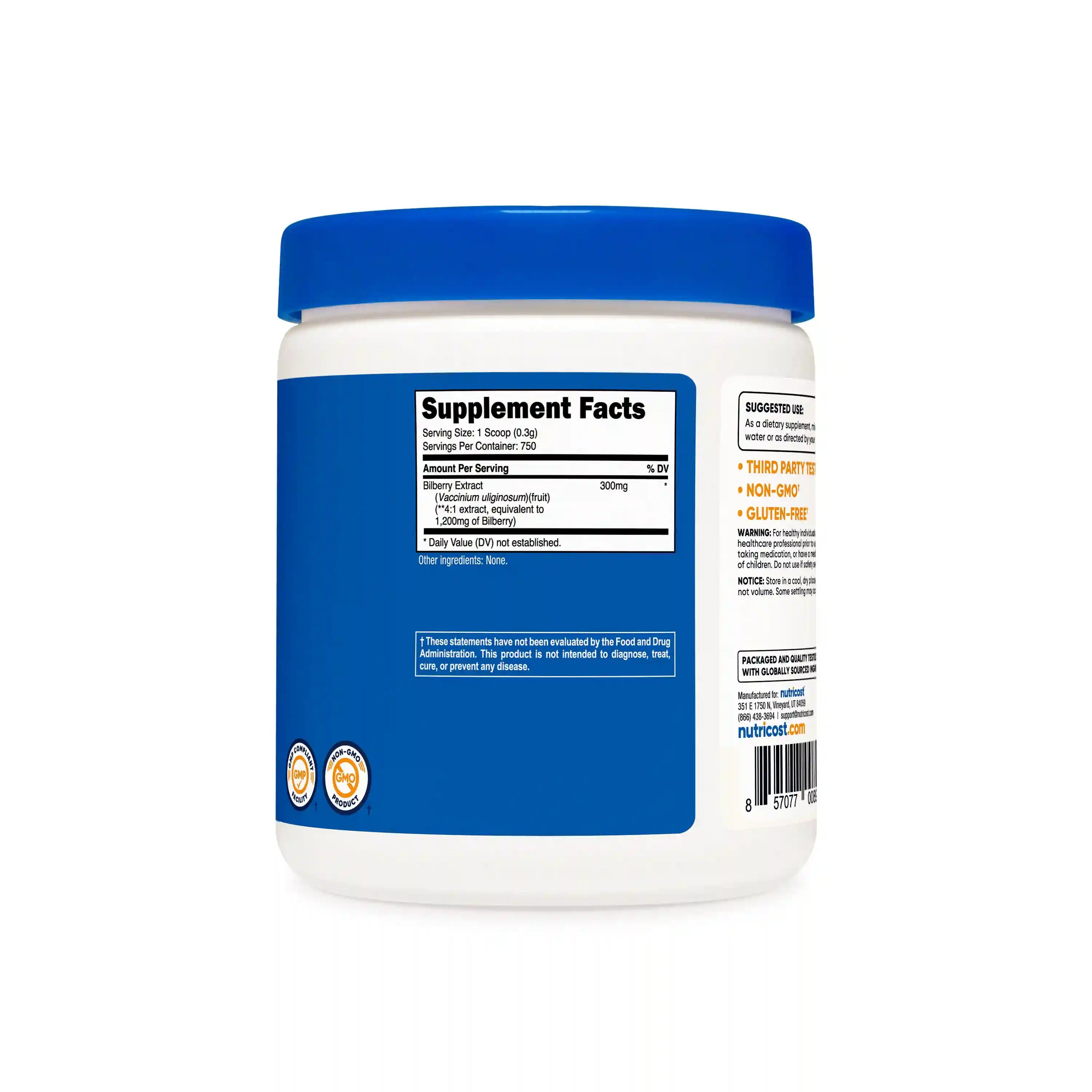 Nutricost Bilberry Powder Secondary image