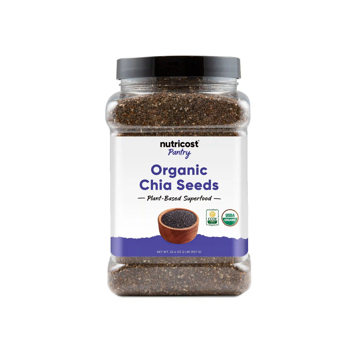 Nutricost Pantry Organic Chia Seed Main image