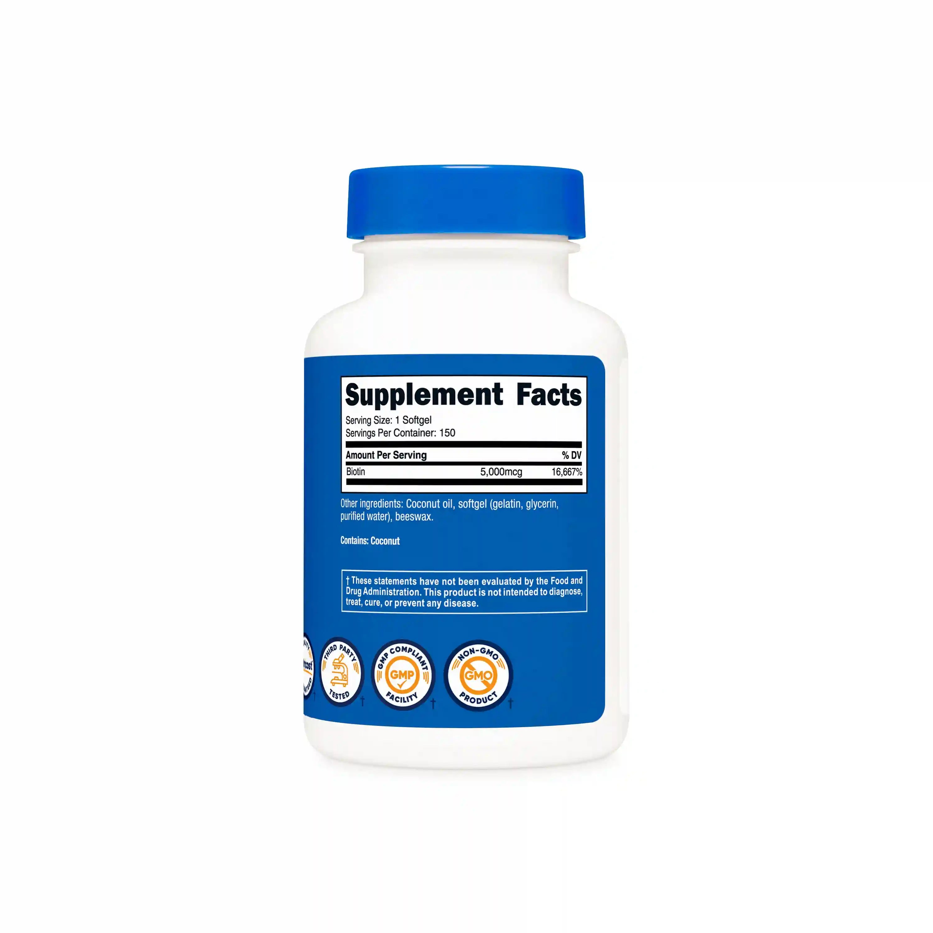 Nutricost Biotin Softgels Secondary image
