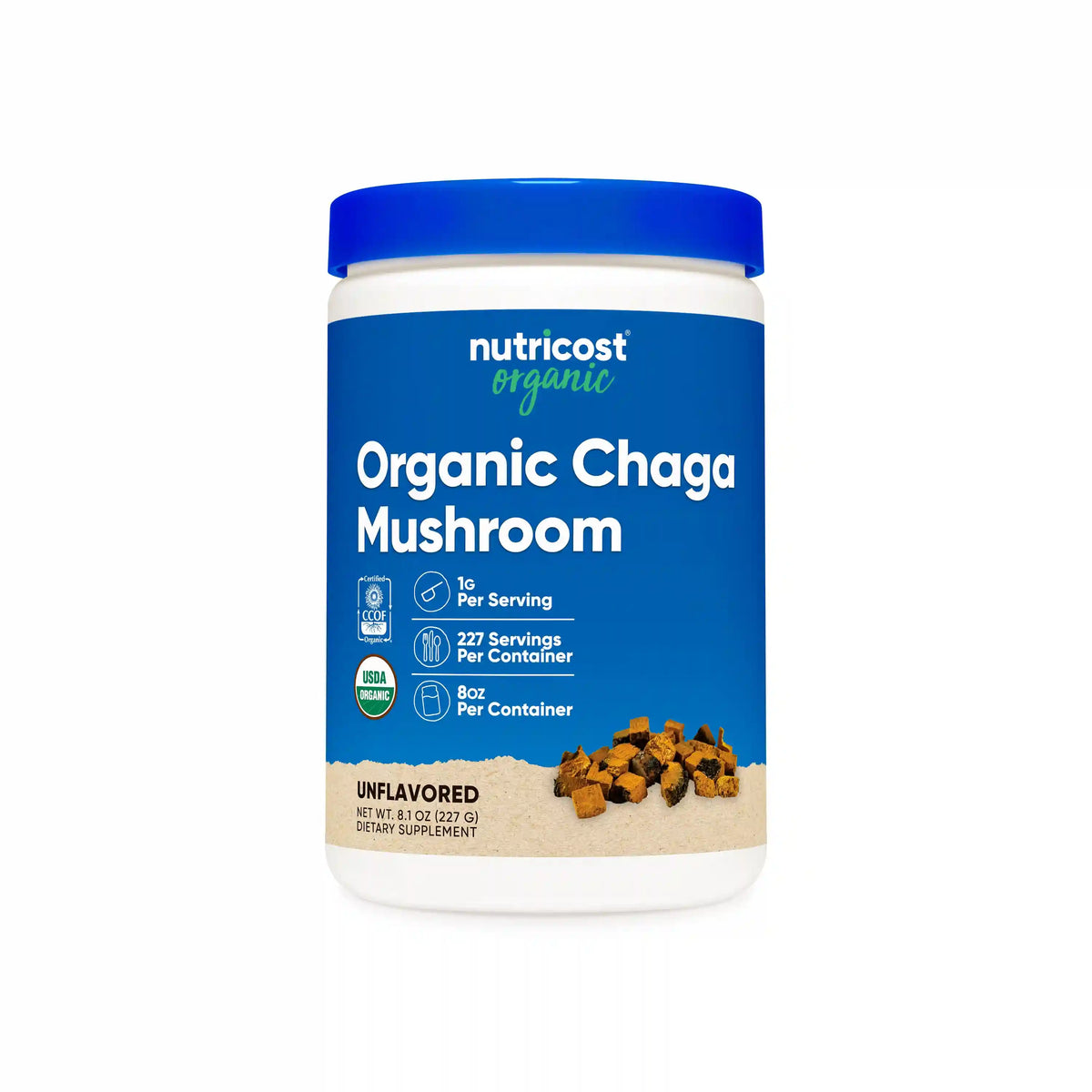 Nutricost Organic Chaga Mushroom Powder Main image