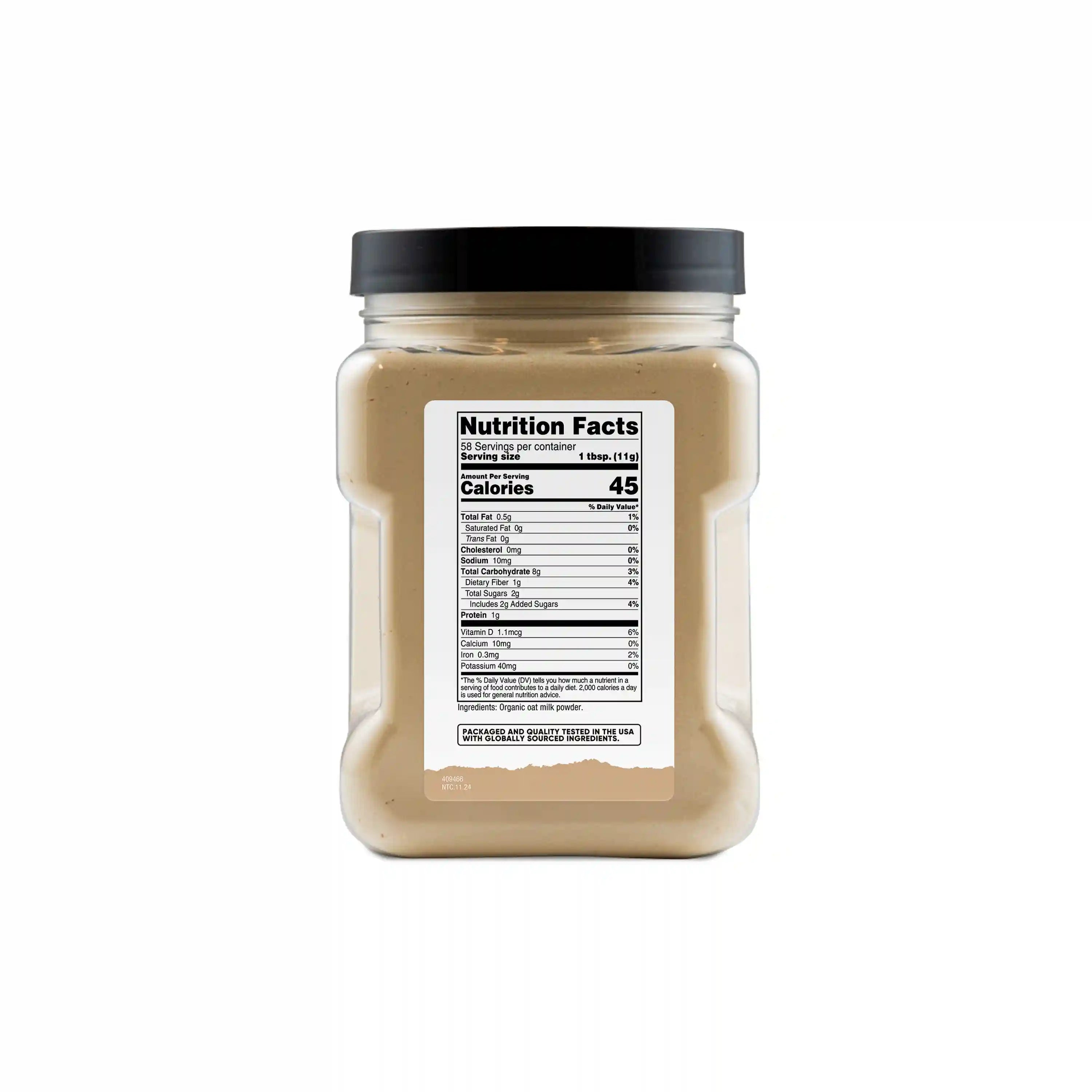 Nutricost Pantry Organic Oat Milk Powder Secondary image