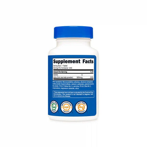 Nutricost Iodine Tablets