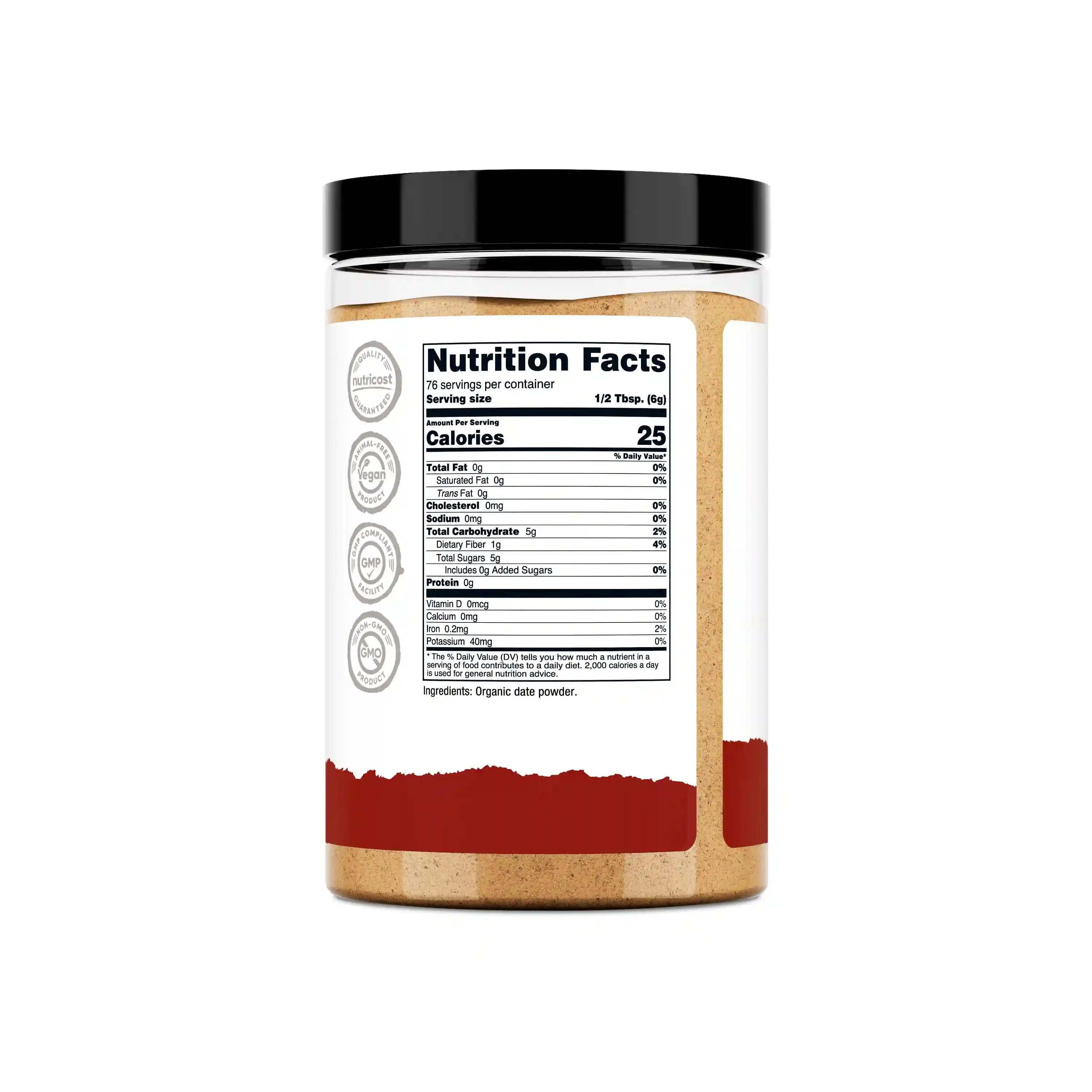 Nutricost Pantry Date Sugar (1 LB) Secondary image