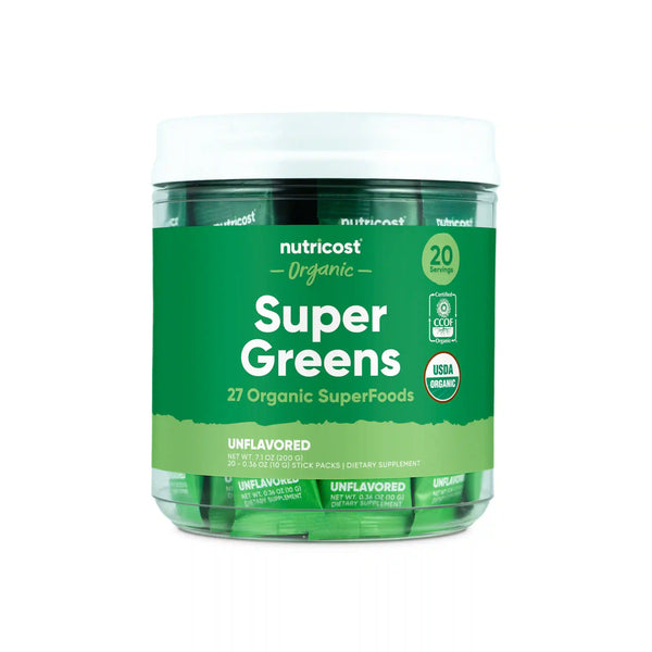 Nutricost Organic Super Greens Stickpacks