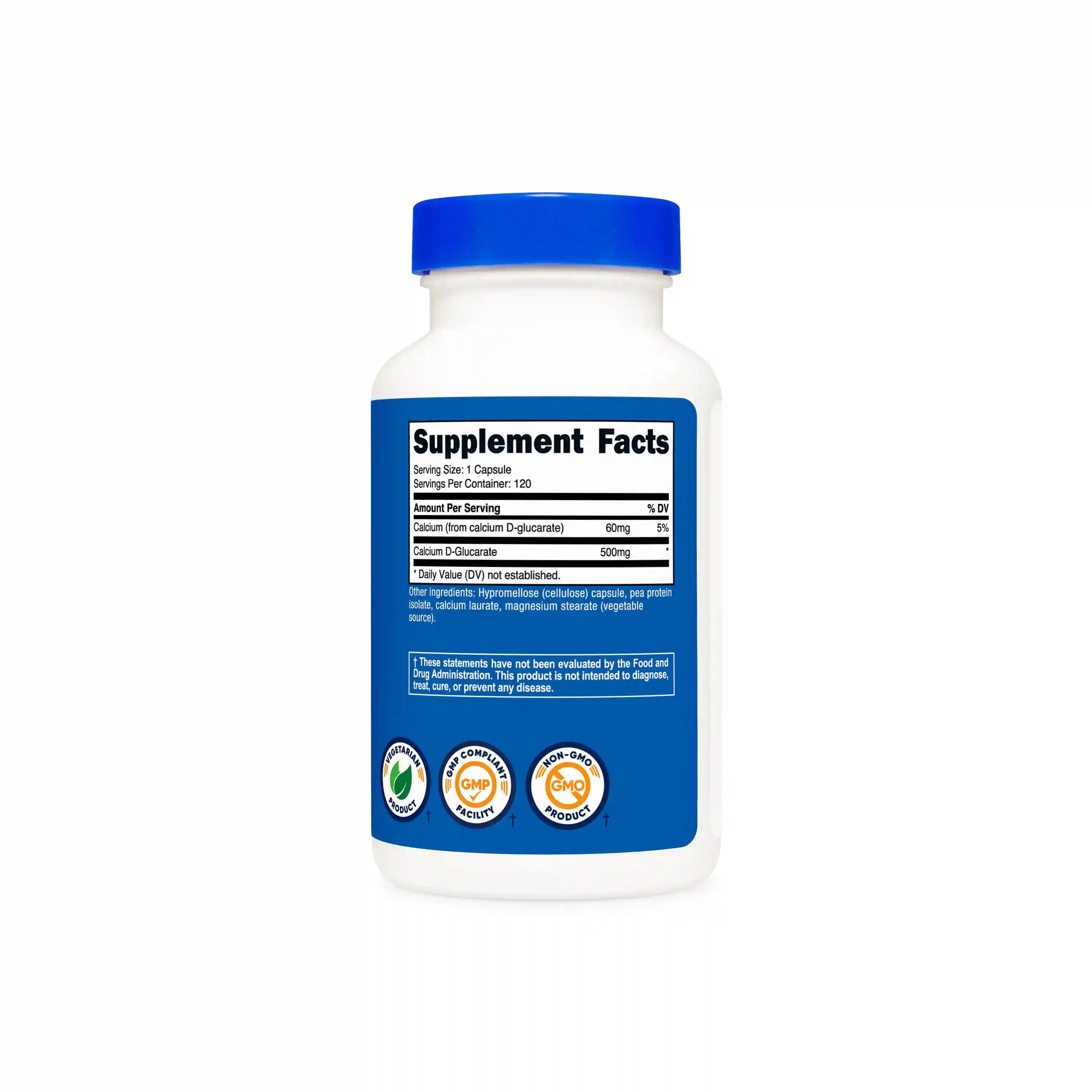 Nutricost Calcium D-Glucarate Capsules Secondary image