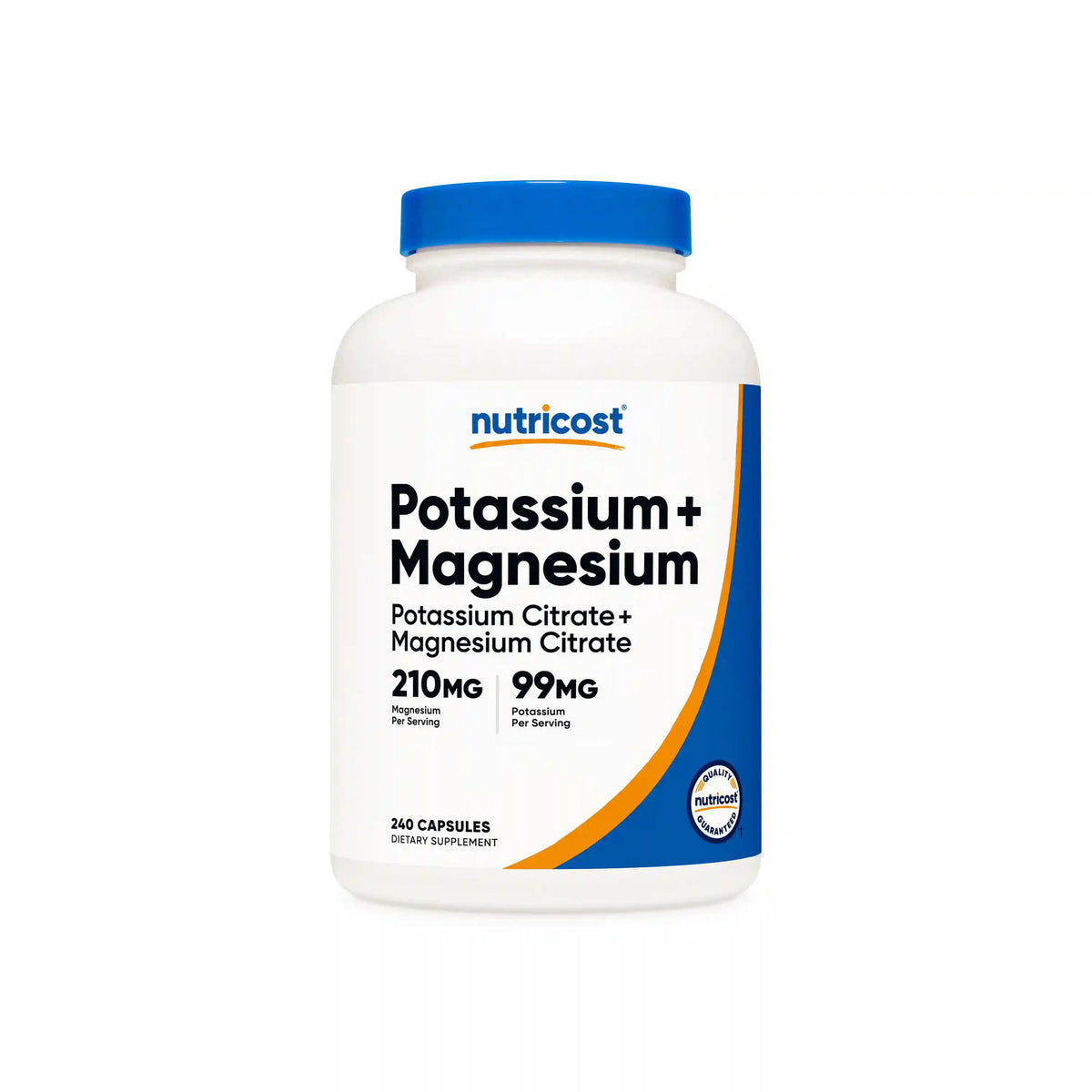 Nutricost Potassium + Magnesium Citrate Capsules Main image