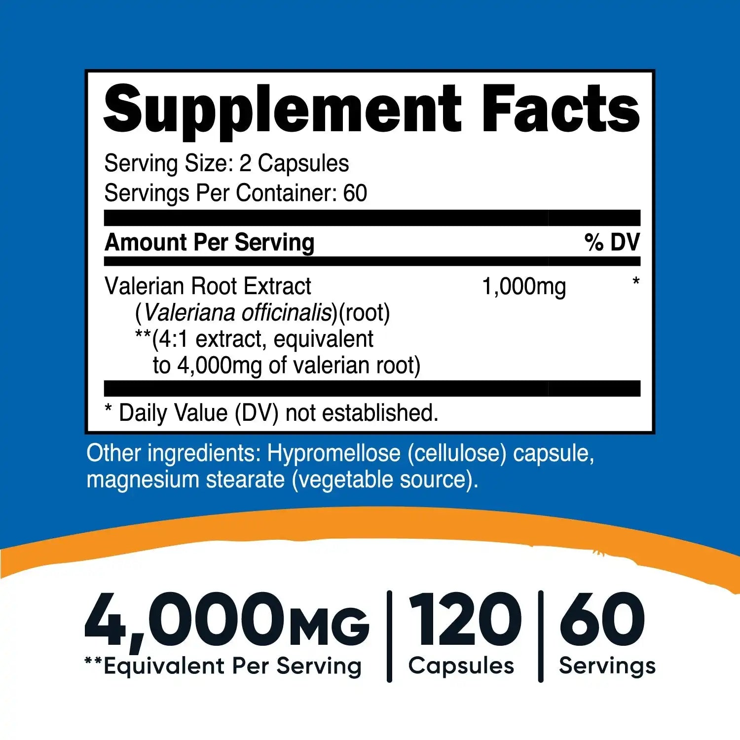 Nutricost Valerian Root Capsules Secondary image