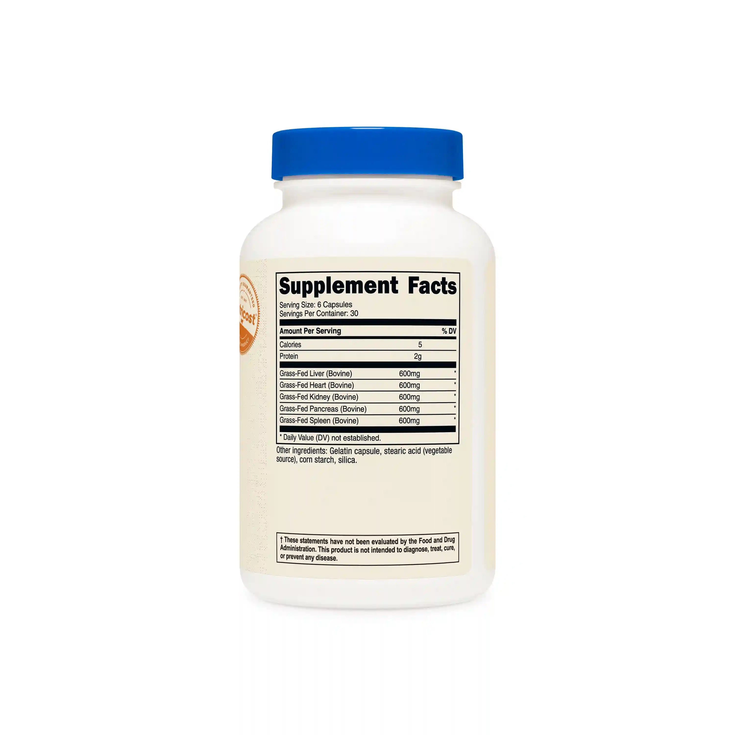 Nutricost Grass Fed Beef Organs Secondary image