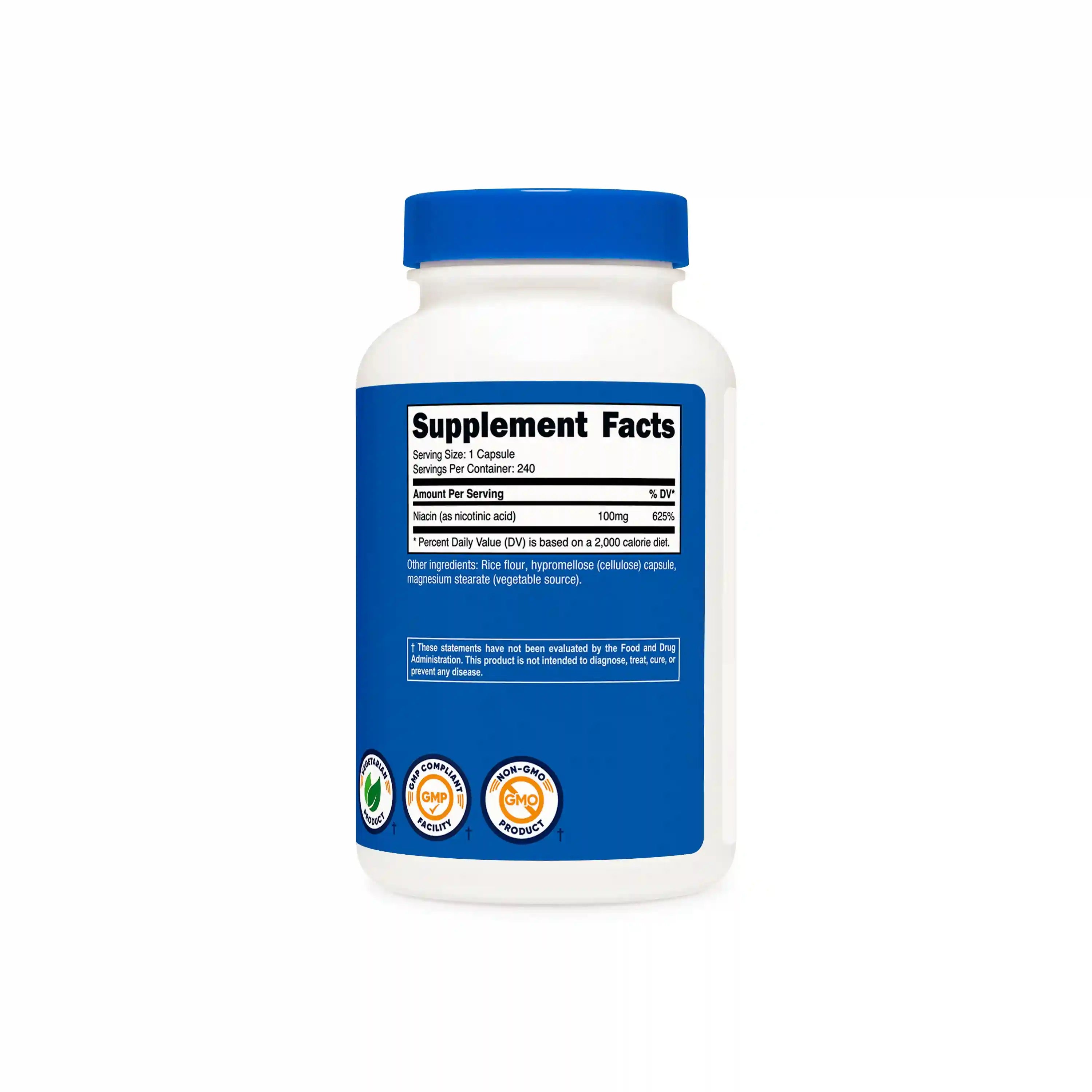 Nutricost Vitamin B3 Niacin Capsules Secondary image