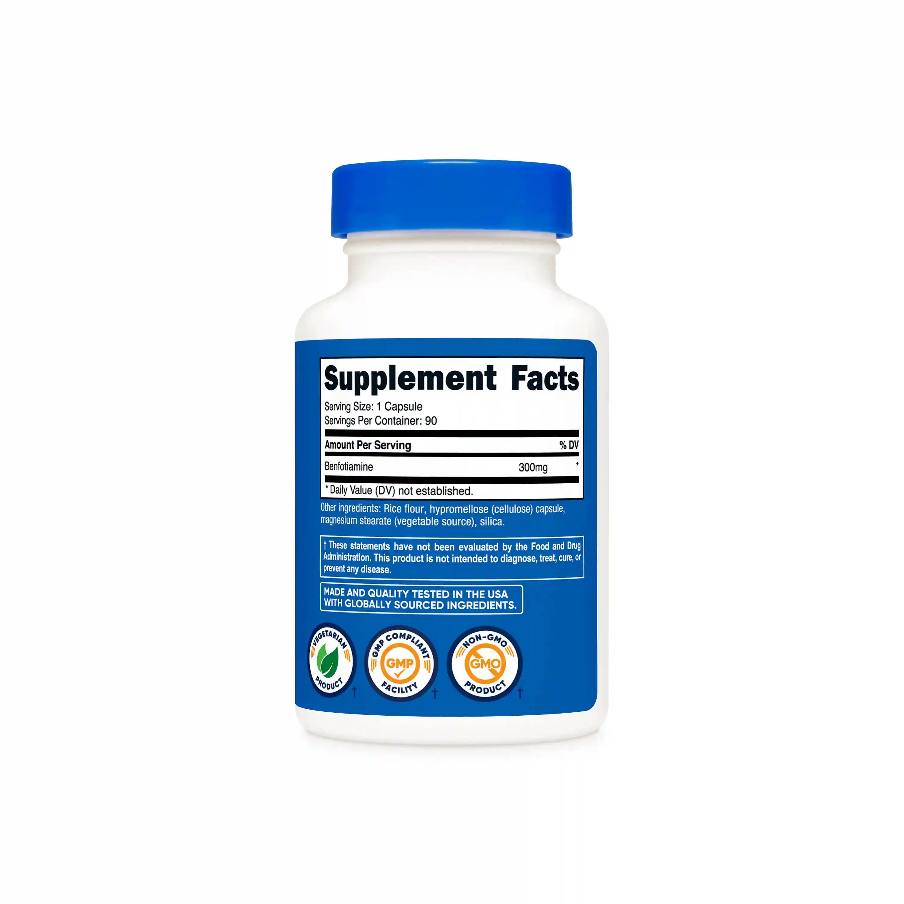 Nutricost Benfotiamine (300 MG) (90 Caps) Secondary image