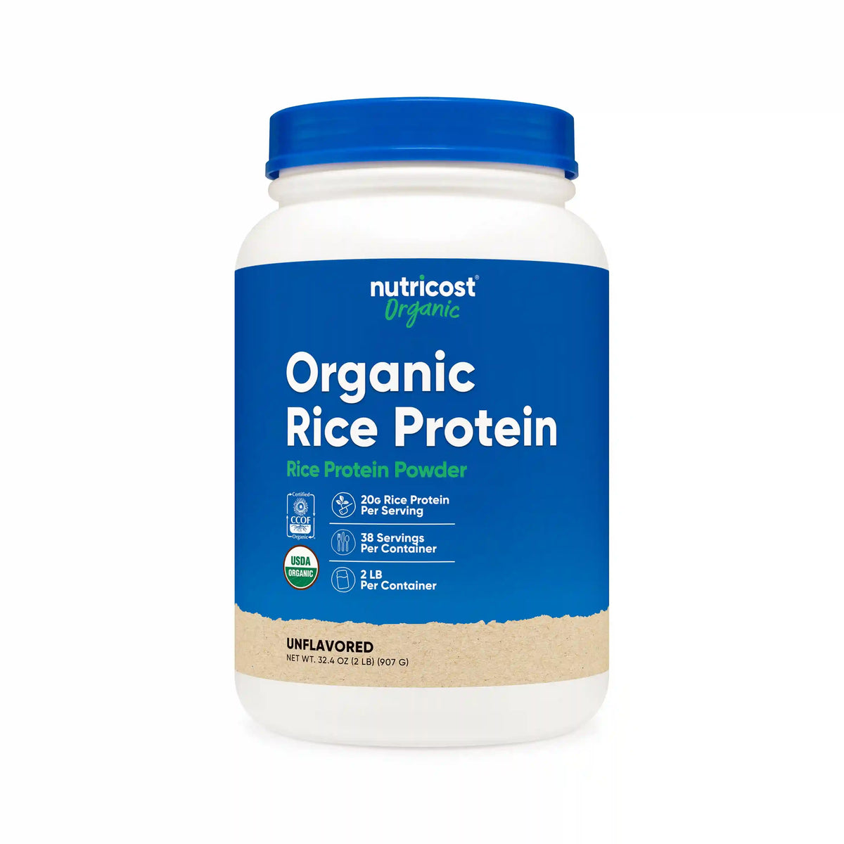 Nutricost Organic Rice Protein Powder Main image
