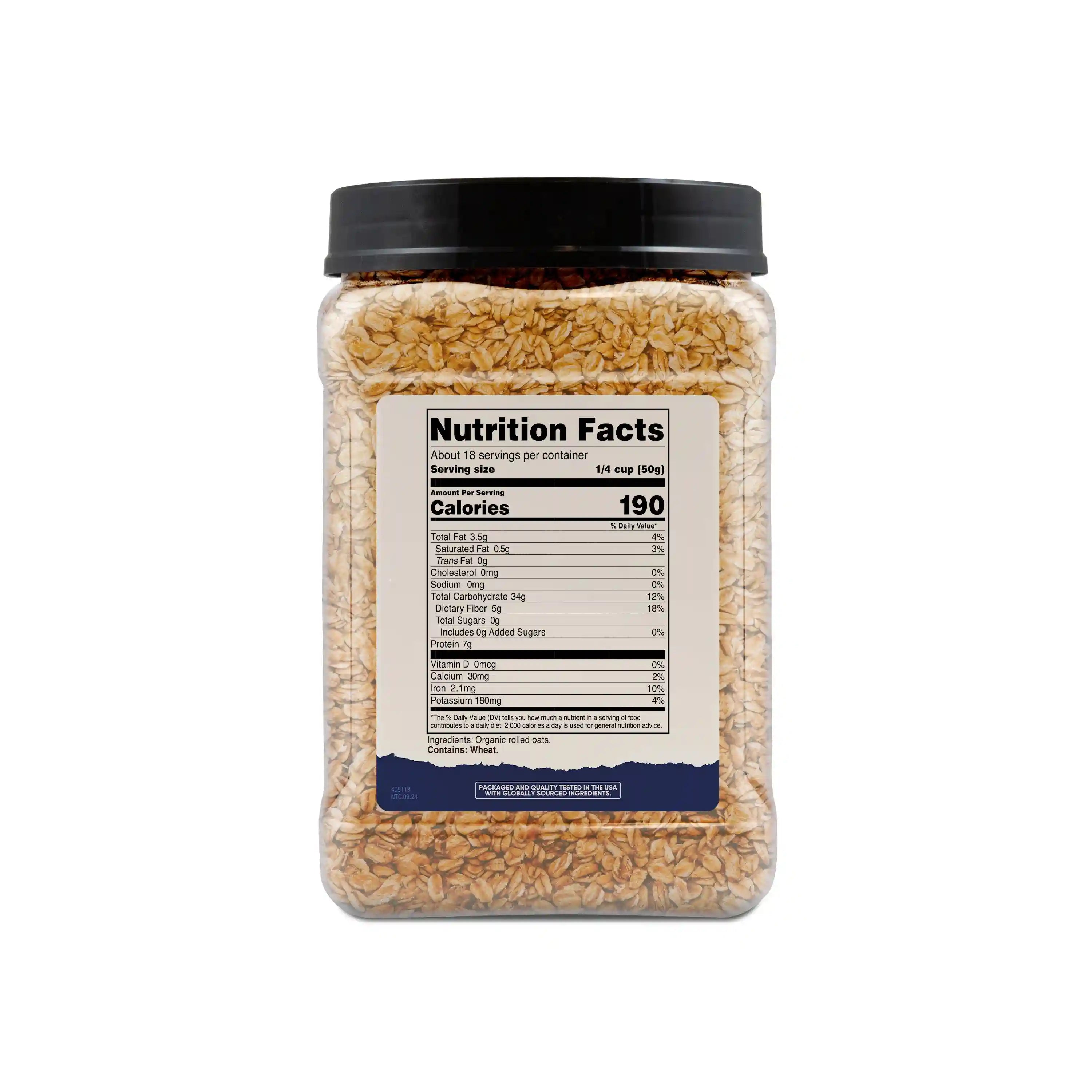 Nutricost Pantry Organic Rolled Oats Secondary image