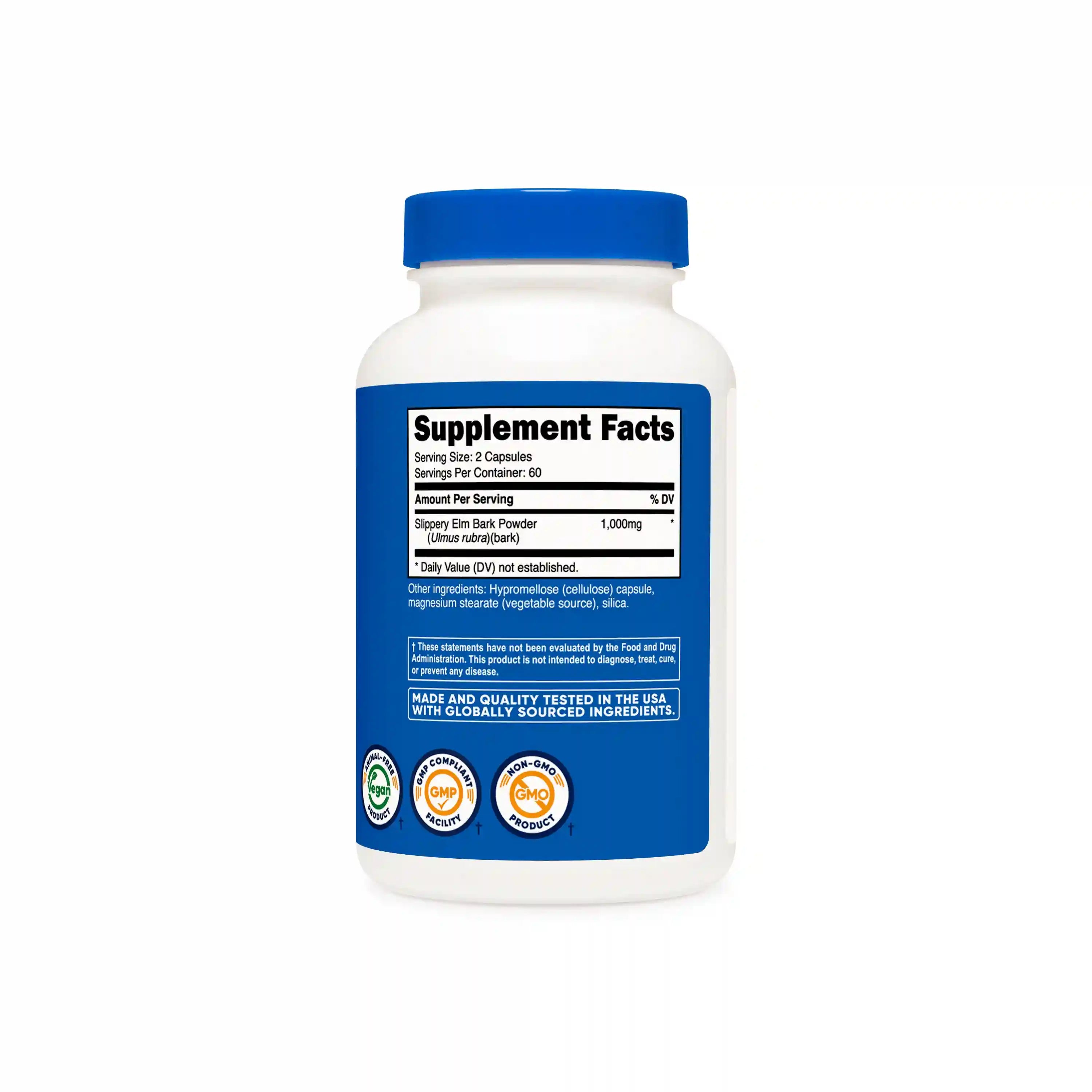 Nutricost Slippery Elm Bark Capsules Secondary image