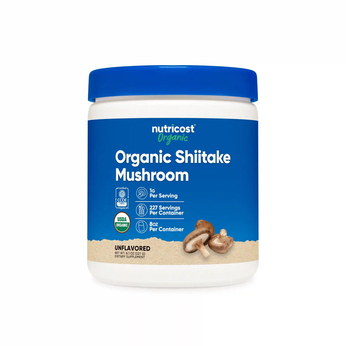 Nutricost Organic Shiitake Mushroom Powder Main image