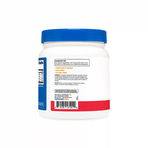 Nutricost Calcium + Magnesium + Zinc Citrates with Vitamin D3 Powder