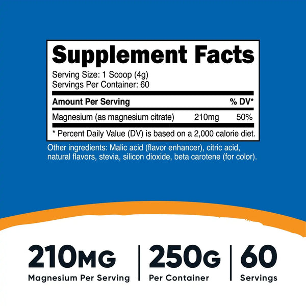 Nutricost Magnesium Citrate Powder