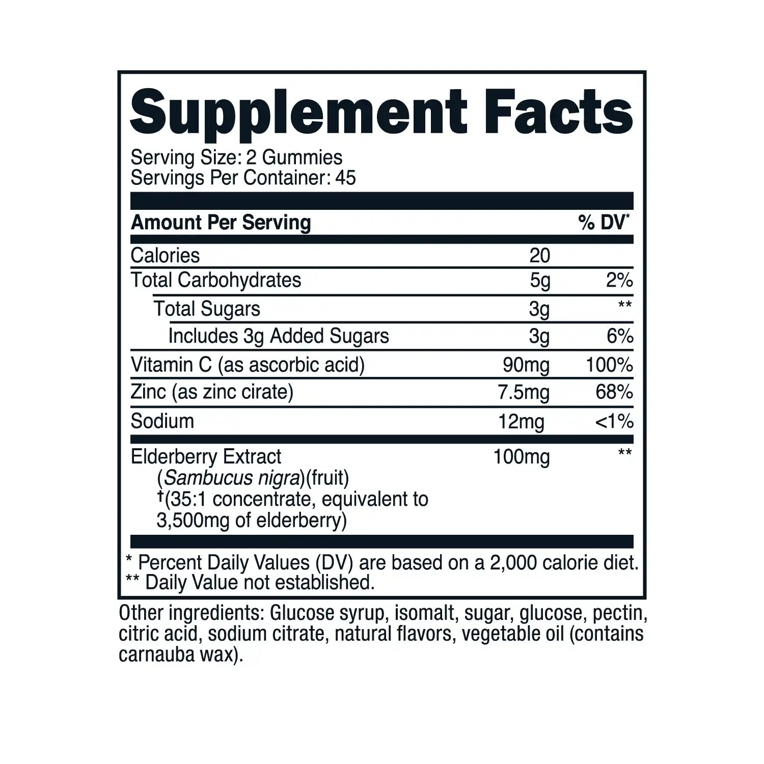 Nutricost Elderberry Gummies (with Vitamin C & Zinc) Secondary image