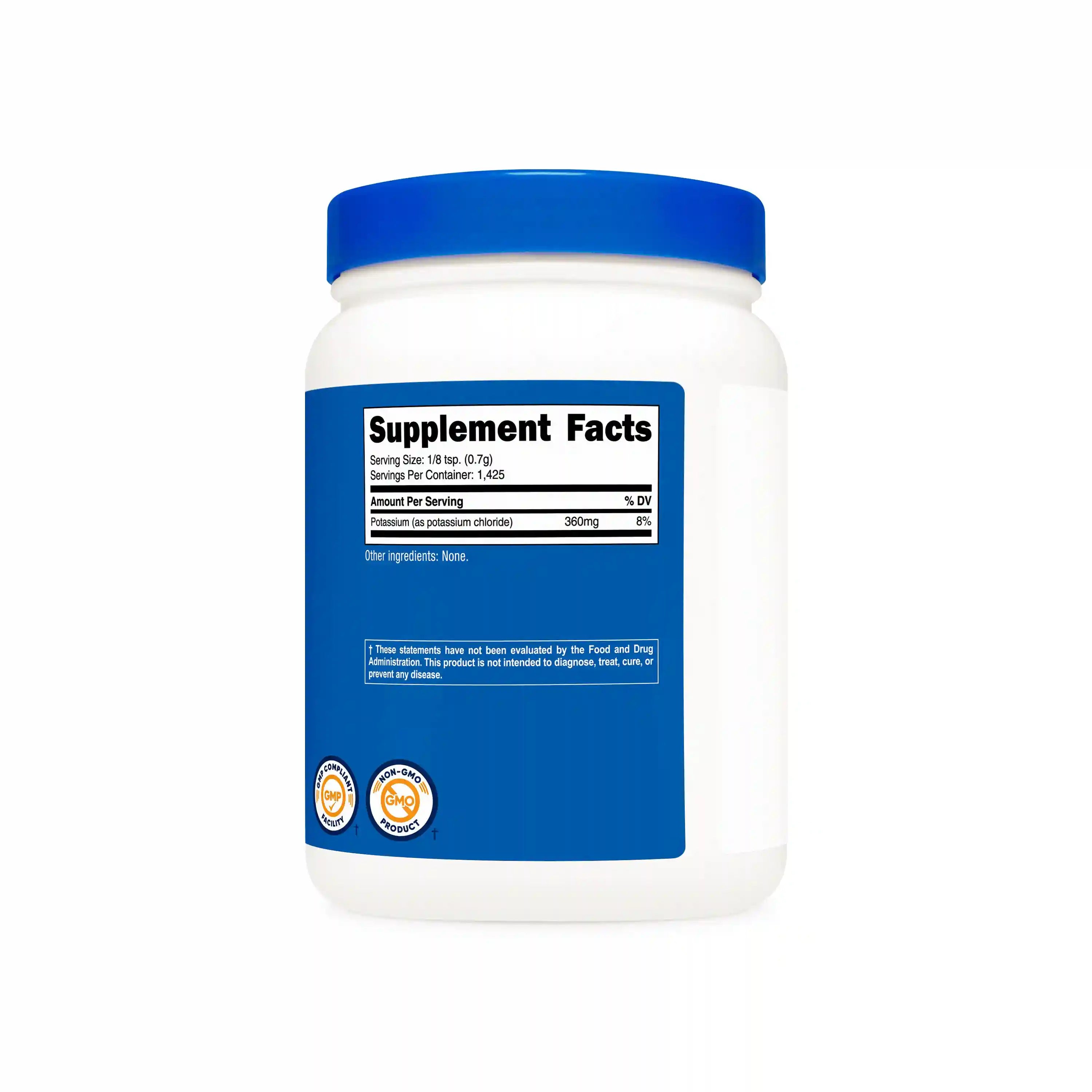 Nutricost Potassium Chloride Powder Secondary image