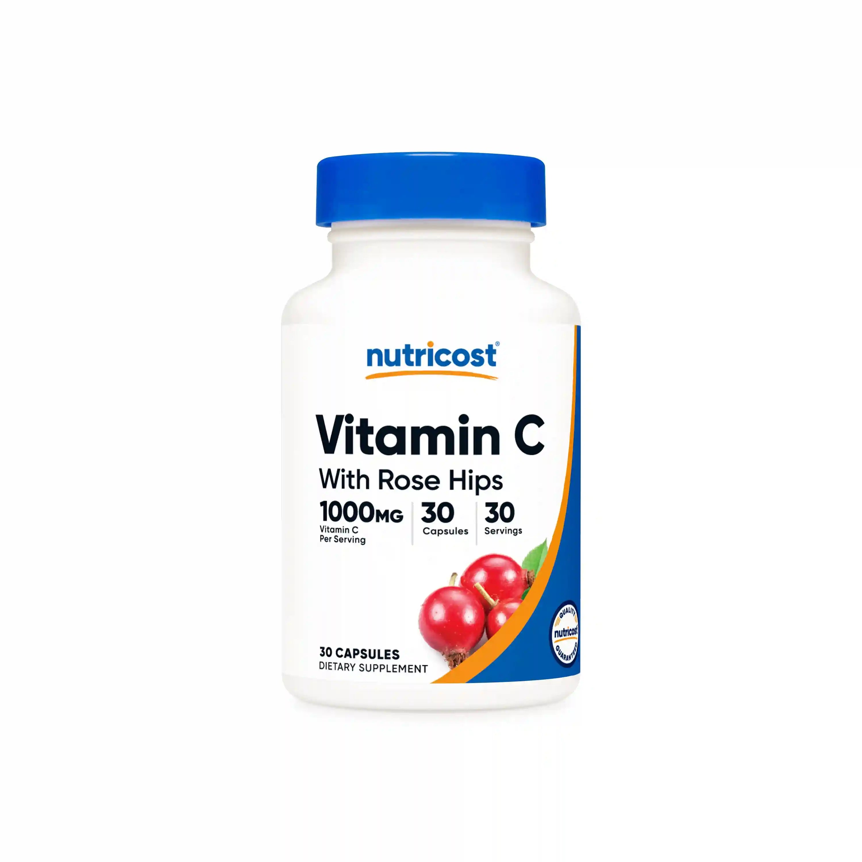 Nutricost Vitamin C with Rose Hips Capsules Secondary image