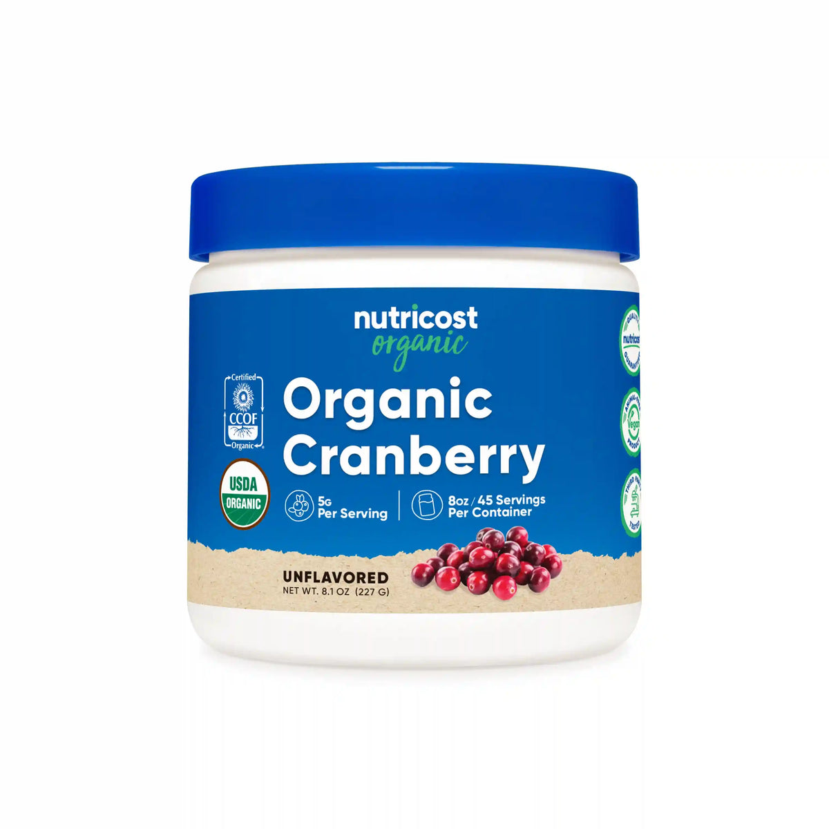 Nutricost Organic Cranberry Powder Main image