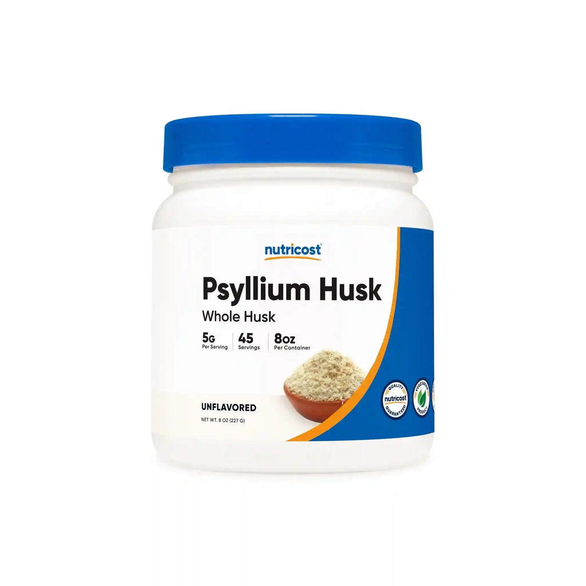 Nutricost Psyllium Husk (Whole Husk) Powder Main image