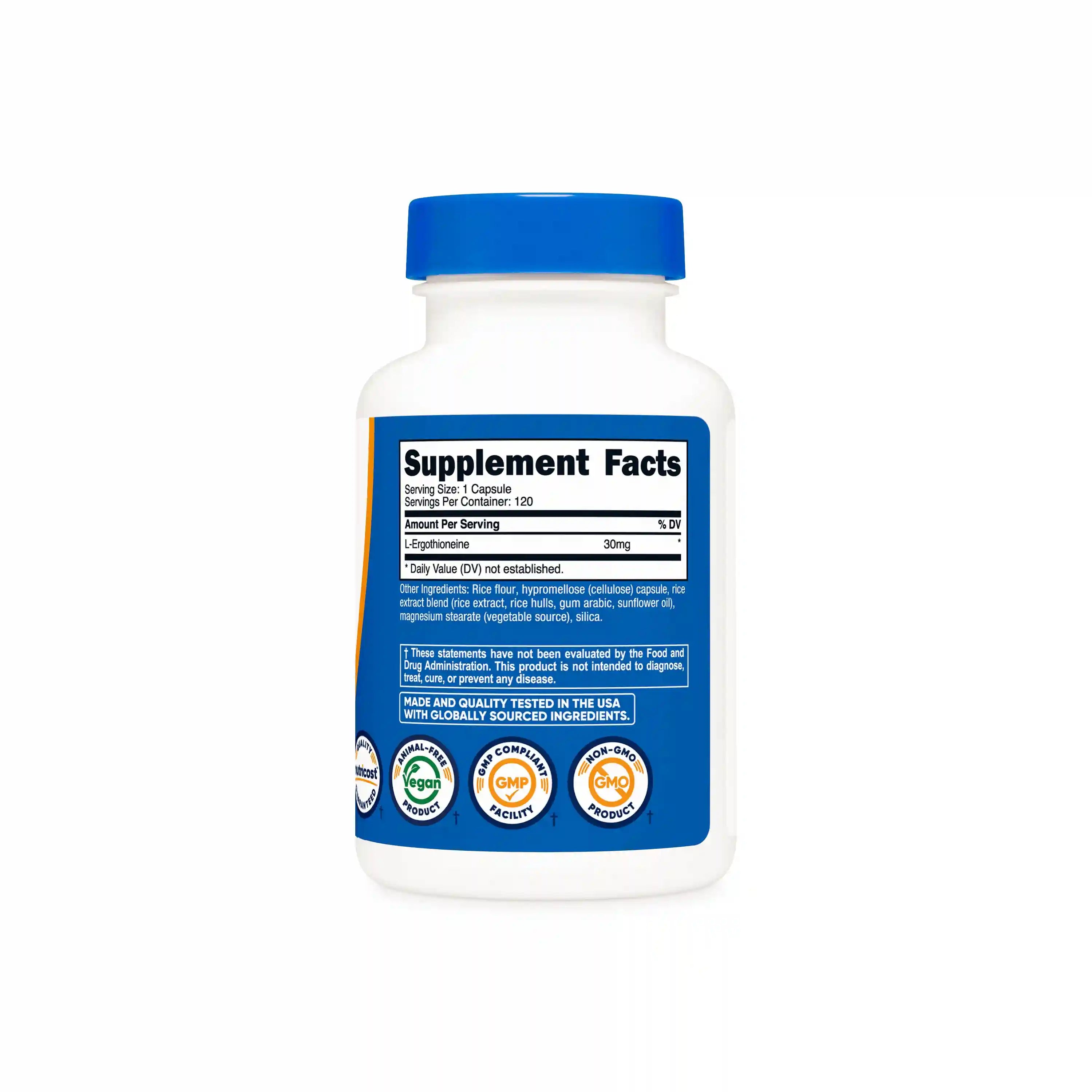 Nutricost L-Ergothioneine Supplement Secondary image
