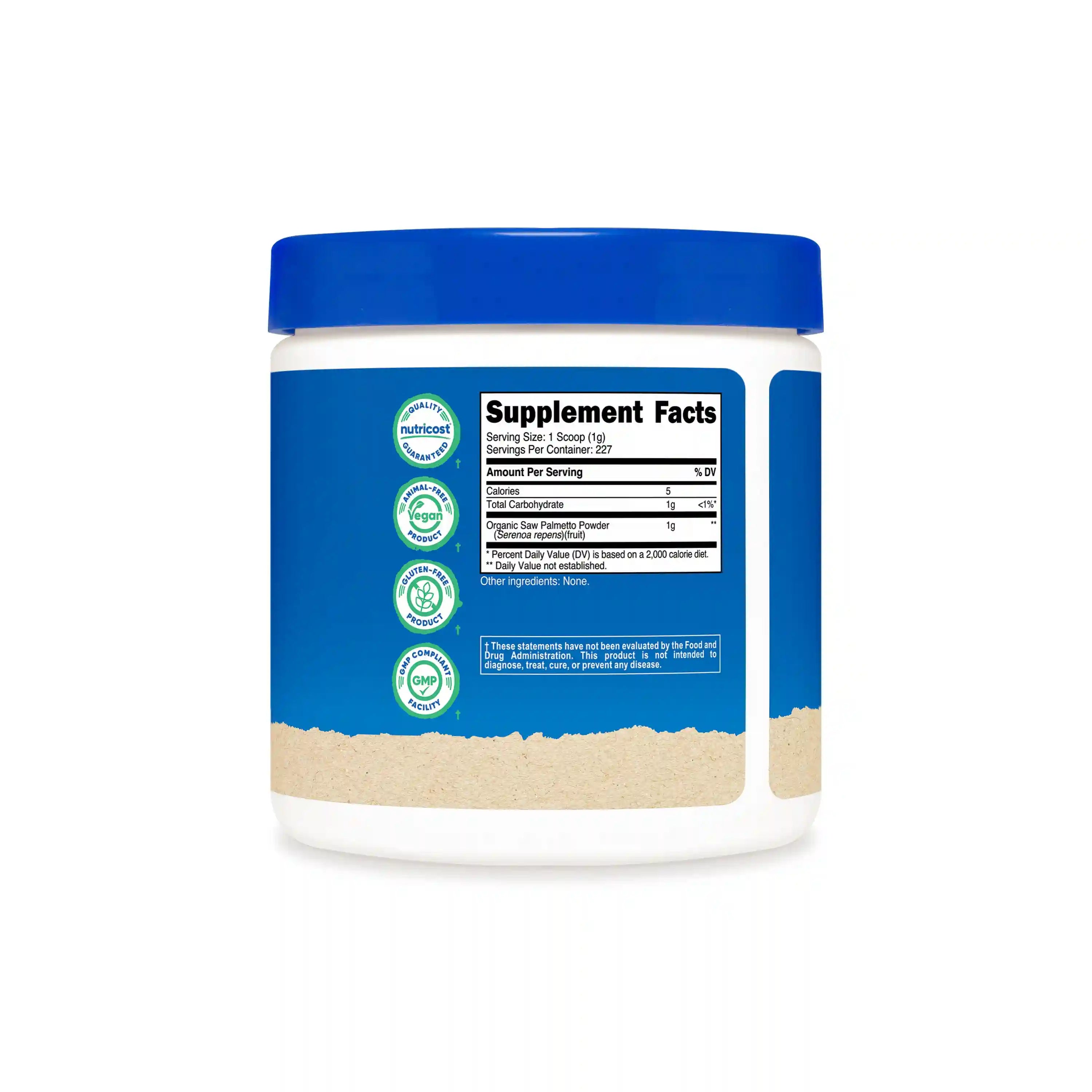 Nutricost Organic Saw Palmetto Powder (8 OZ) Secondary image