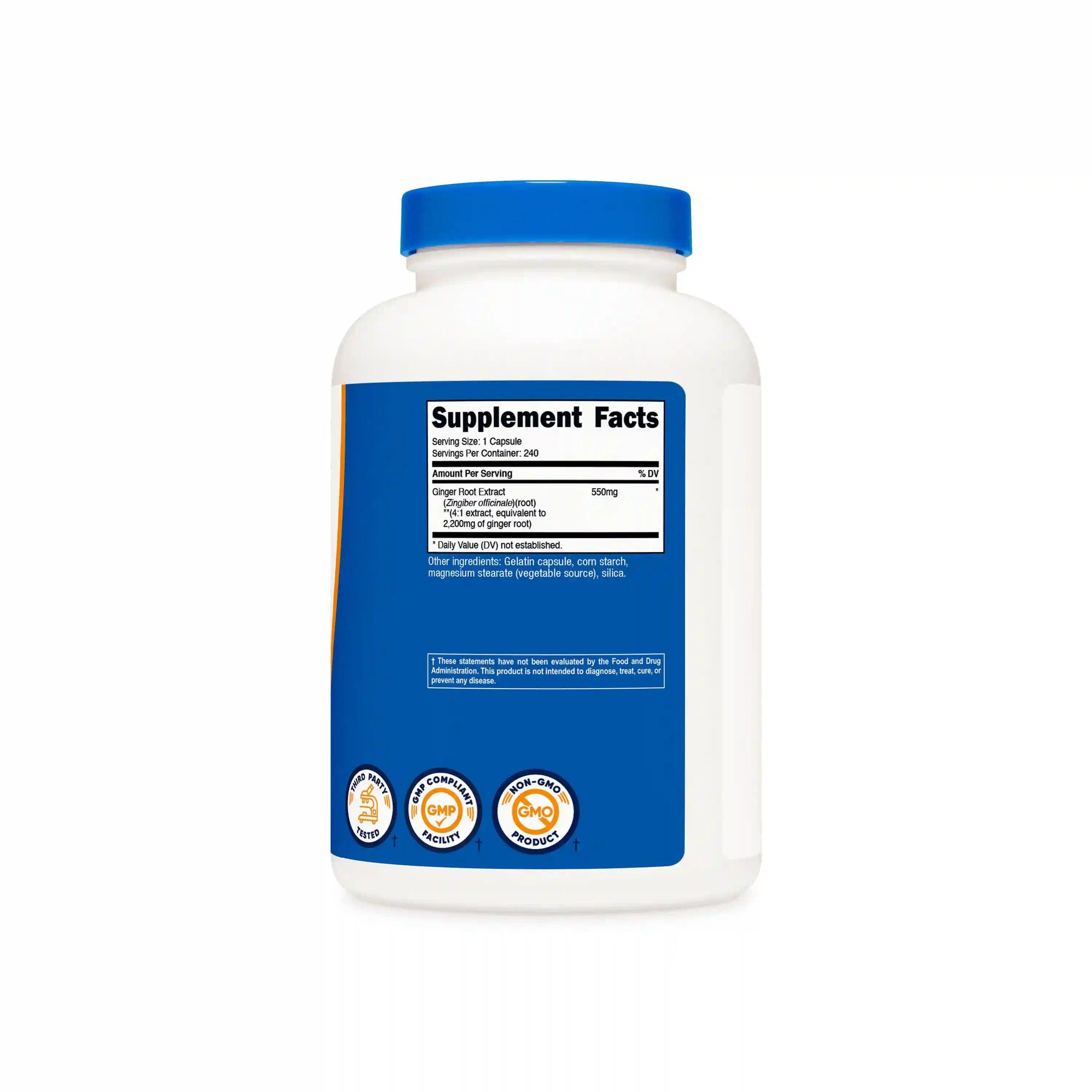 Nutricost Ginger Root Extract Capsules Secondary image